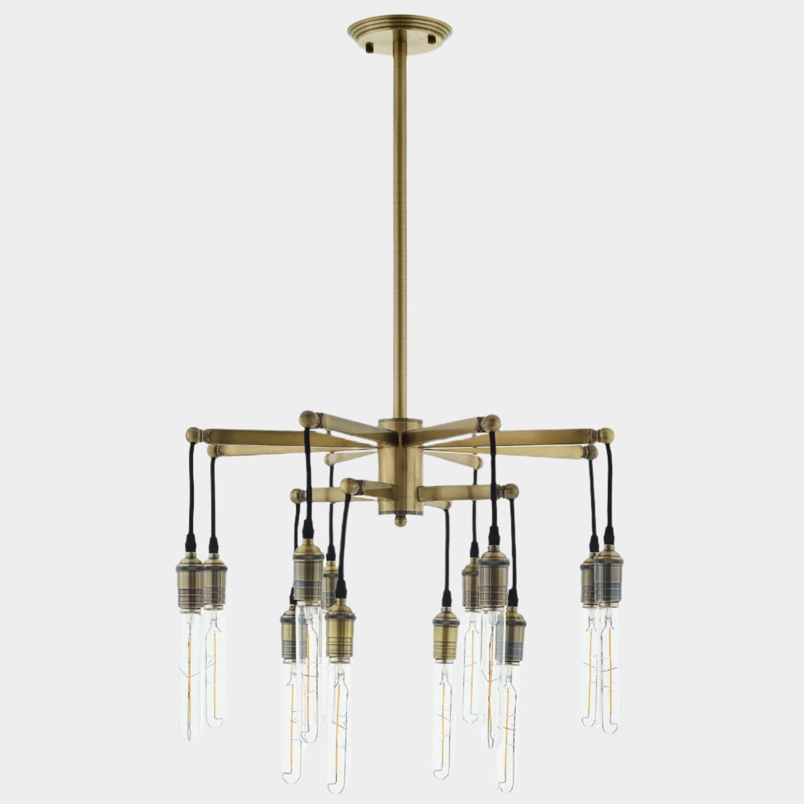 Resolve Antique Brass Ceiling Light Pendant Chandelier