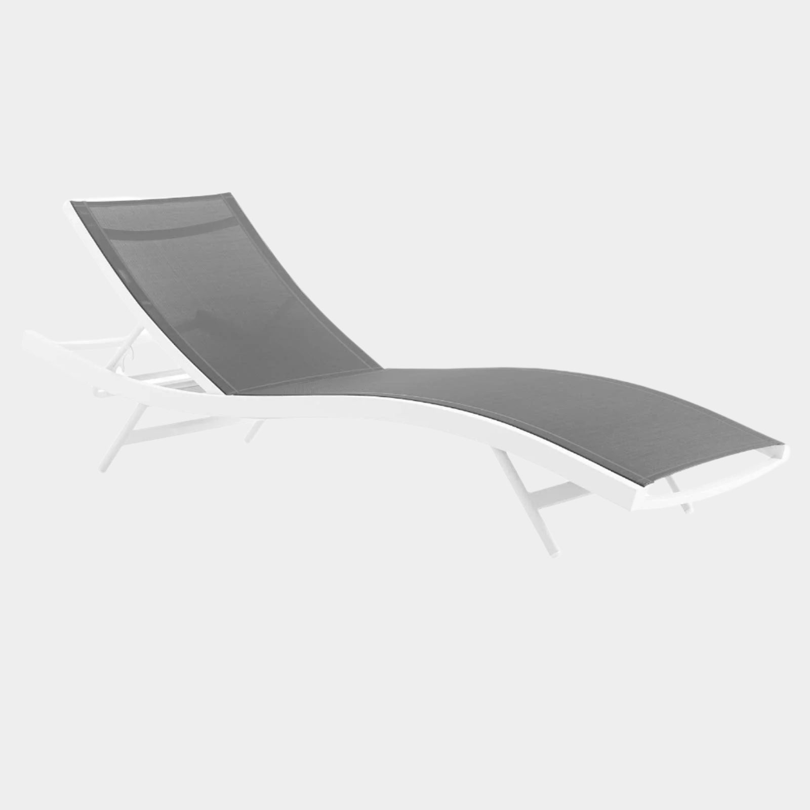 Glimpse Outdoor Patio Mesh Chaise Lounge Chair