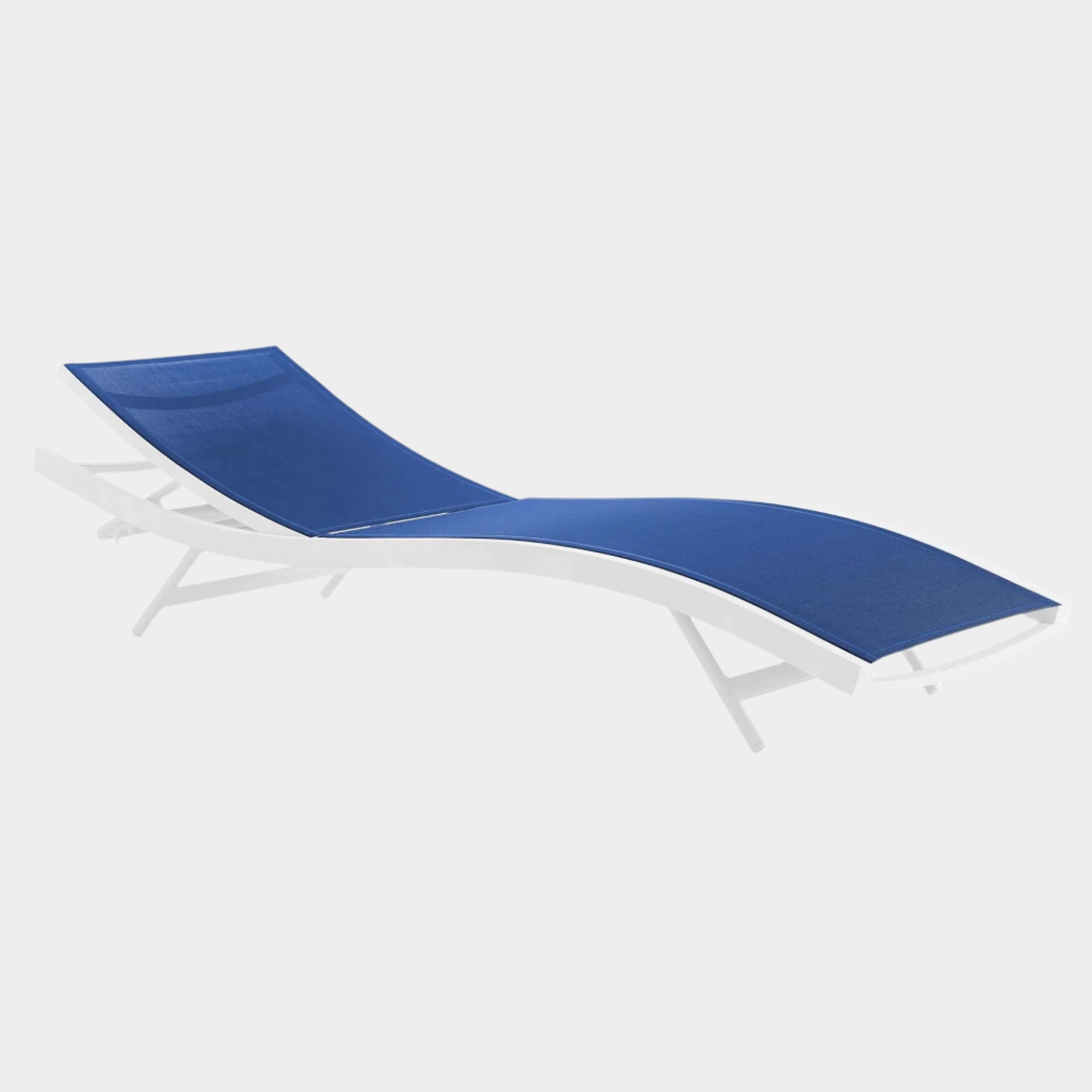 Glimpse Outdoor Patio Mesh Chaise Lounge Chair