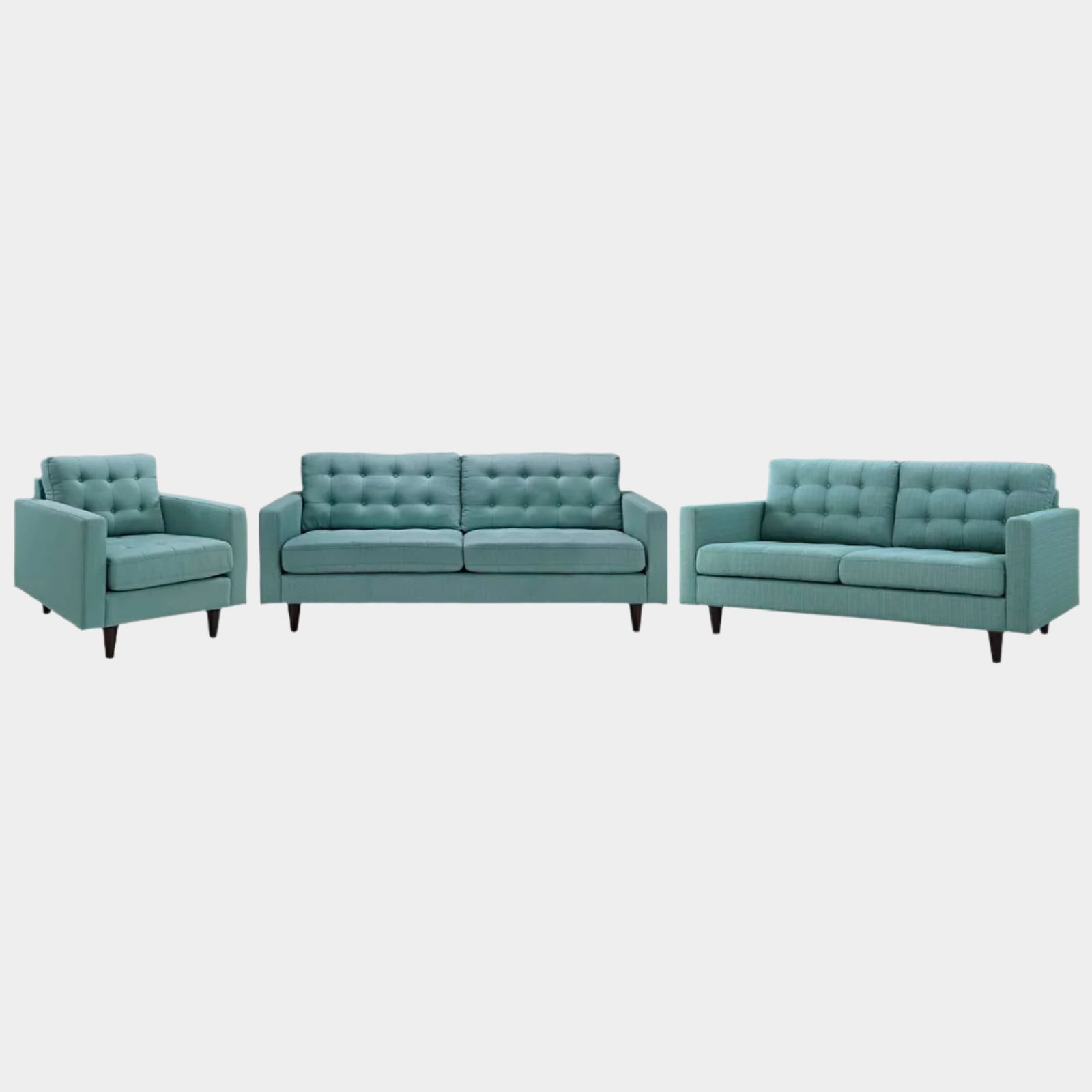 Chaise sans accoudoirs rembourrée en duvet Commix