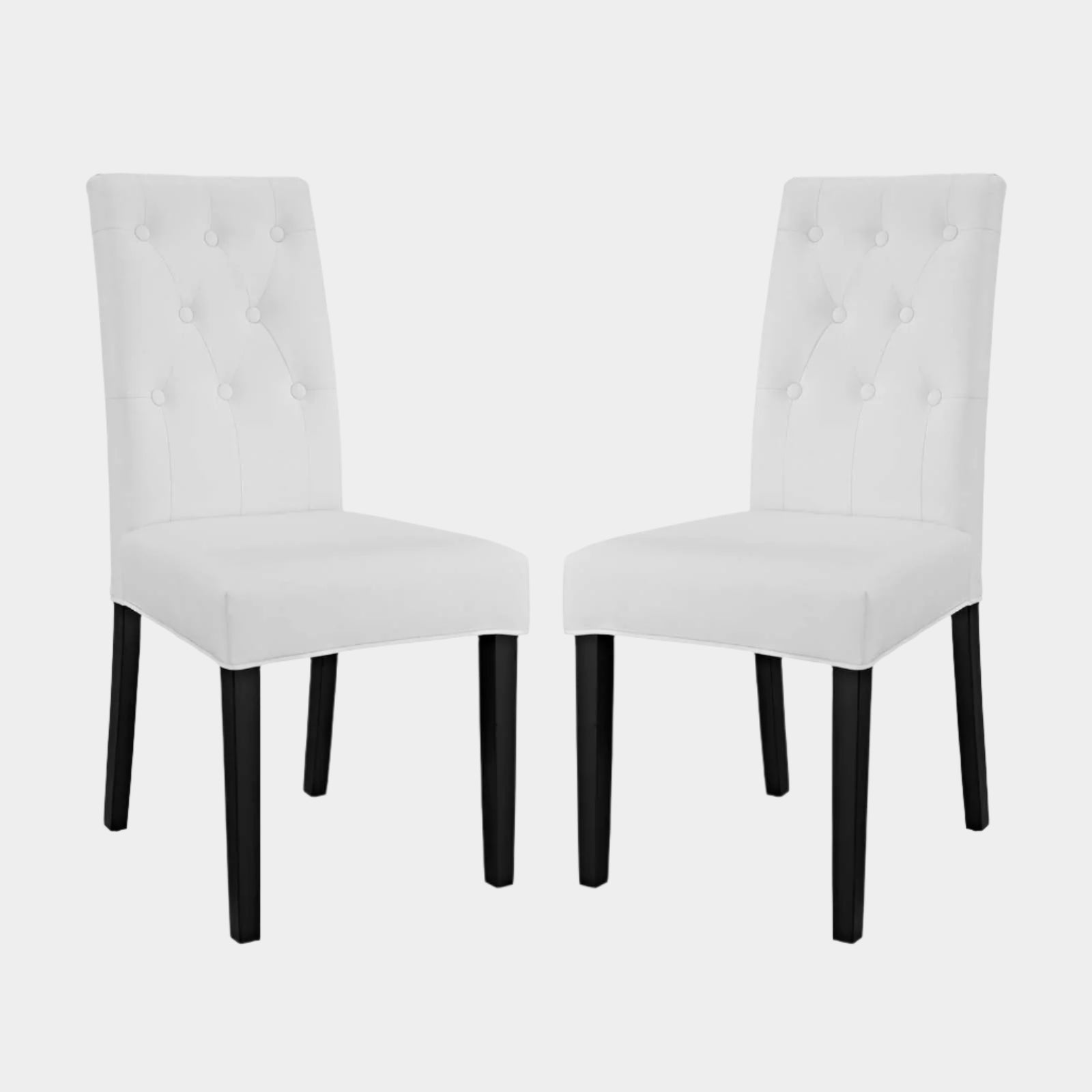 Confer Dining Side Chair Vinyl Set of 2