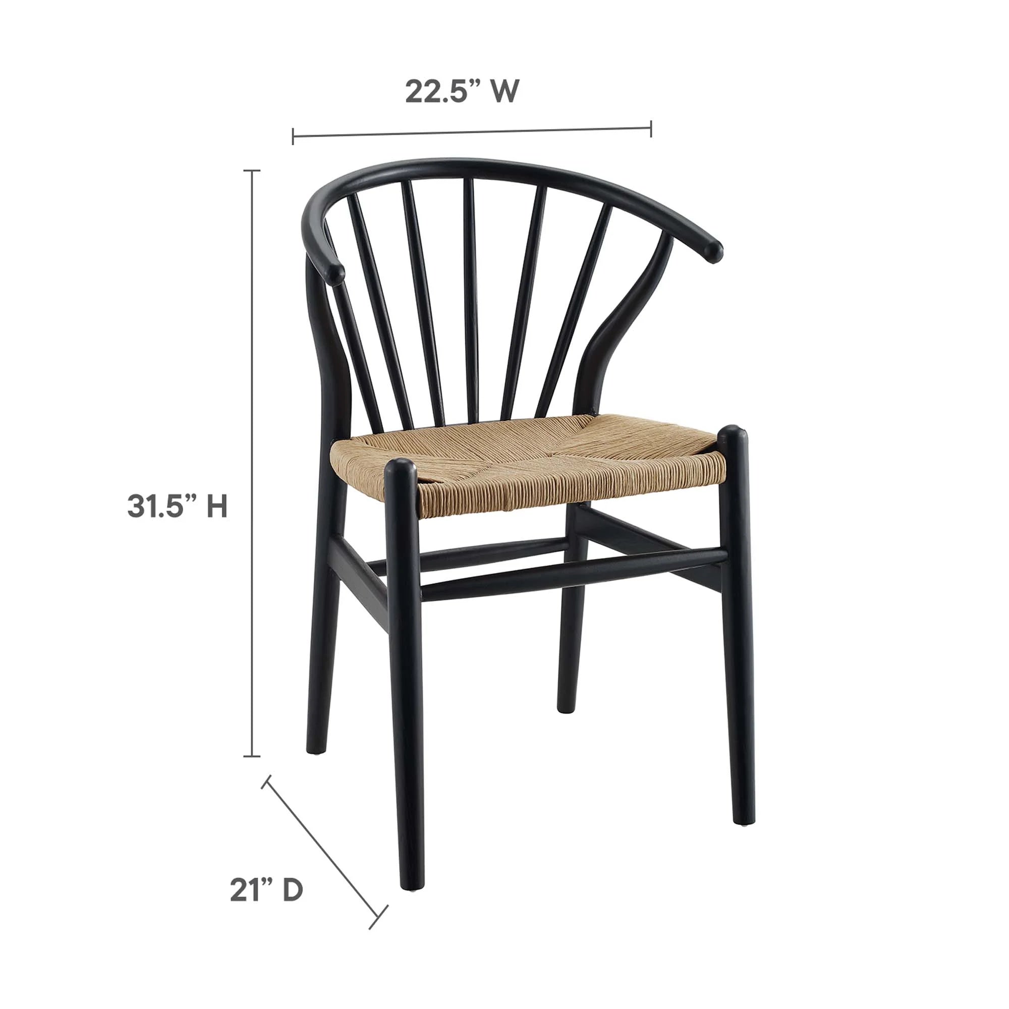 Flourish Spindle Wood Dining Side Chair