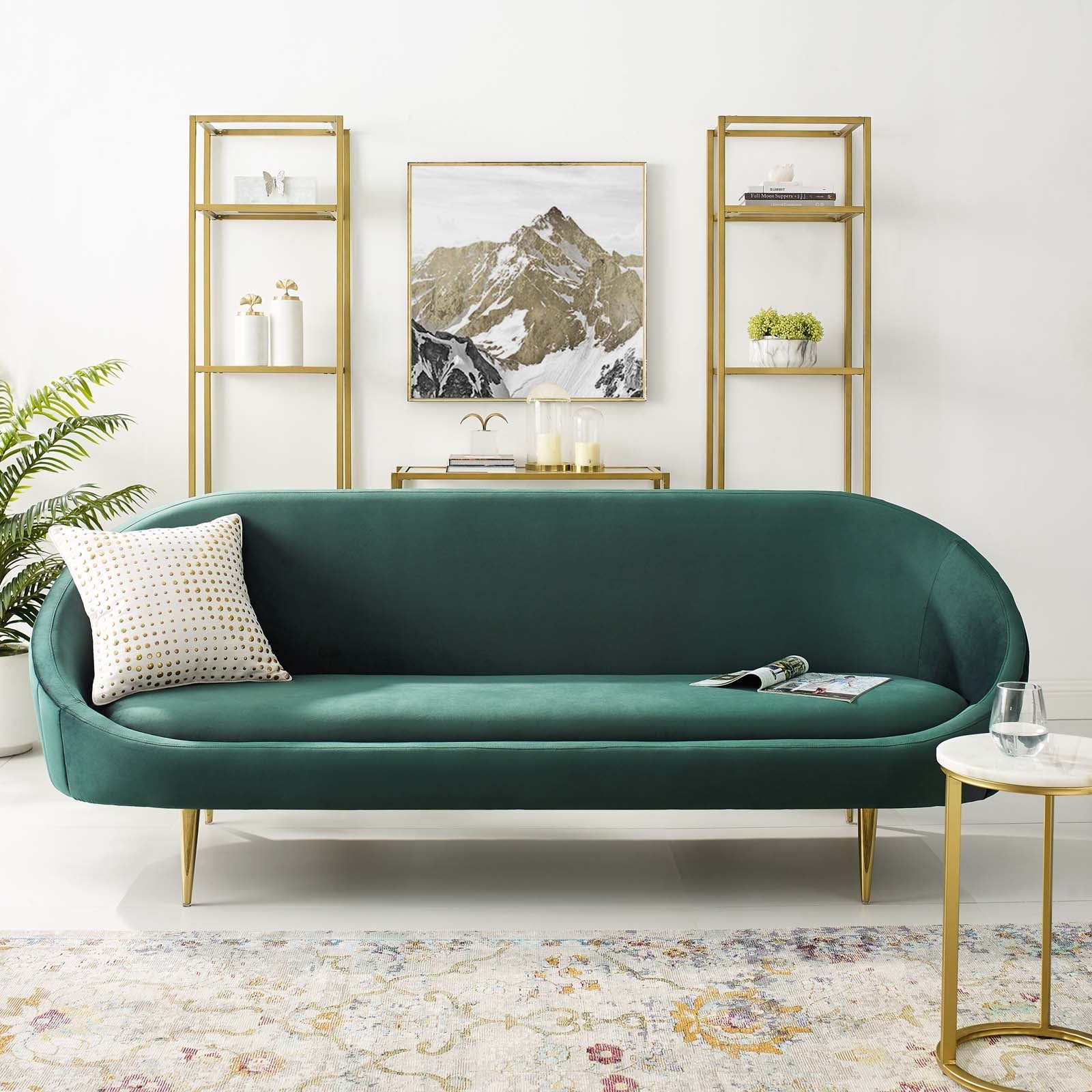 Anna Velvet Sofa