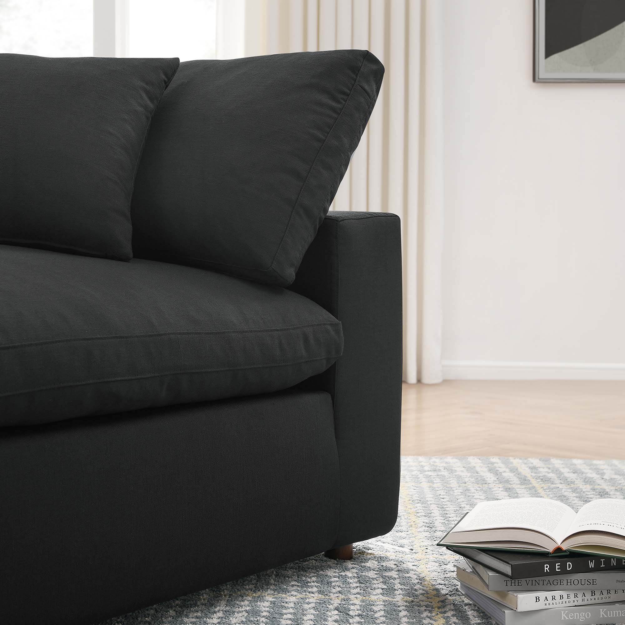 Commix 3 Piece Down Filled Overstuffed Sectional Sofa