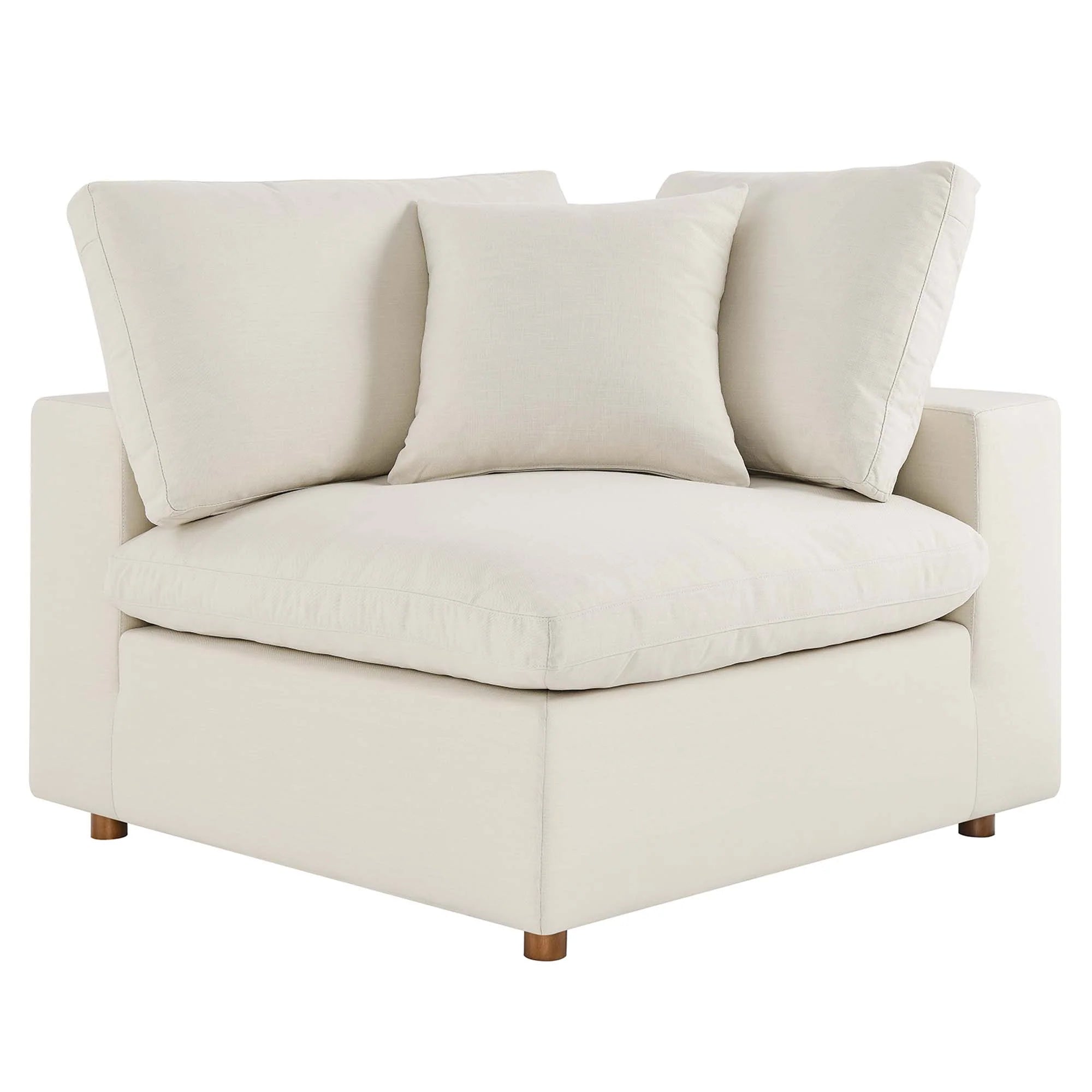 Commix 4 Piece Down Filled Overstuffed Sectional Sofa