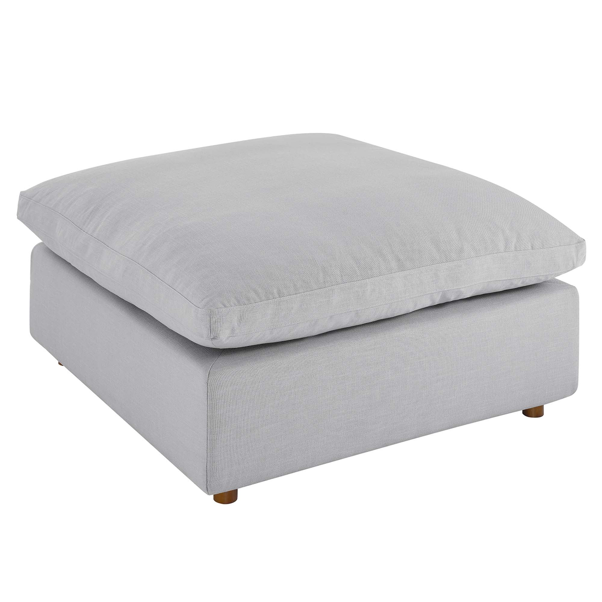 Chaise sans accoudoirs rembourrée en duvet Commix