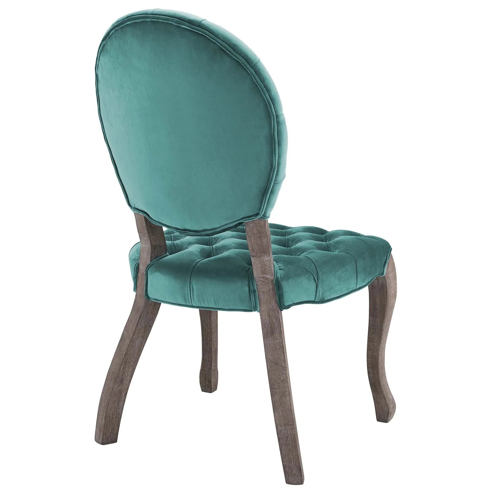 Exhibit French Vintage Dining Performance Velvet Side Chair