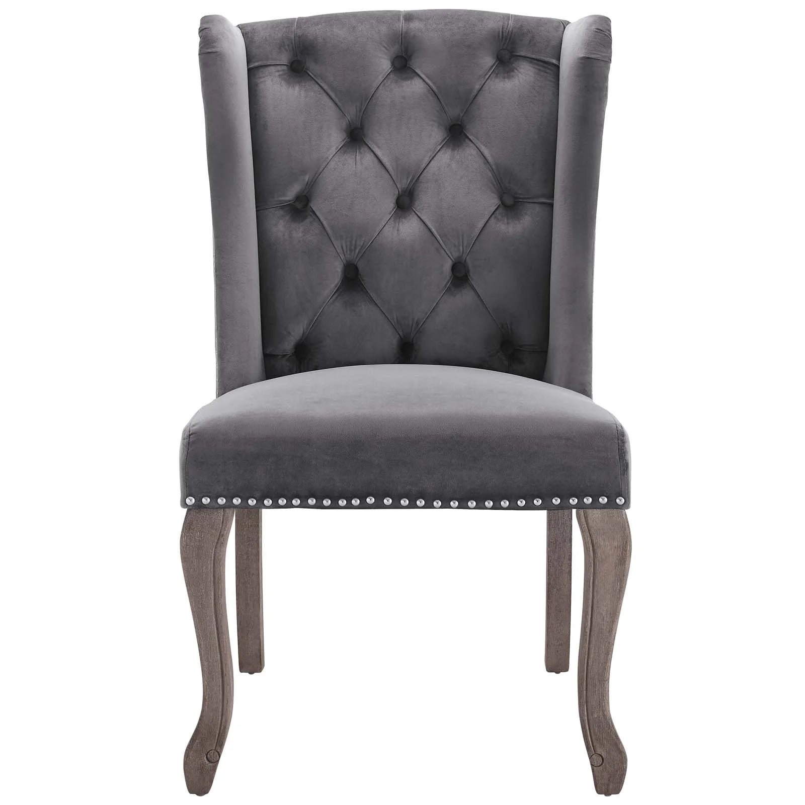 Apprise French Vintage Dining Performance Velvet Side Chair