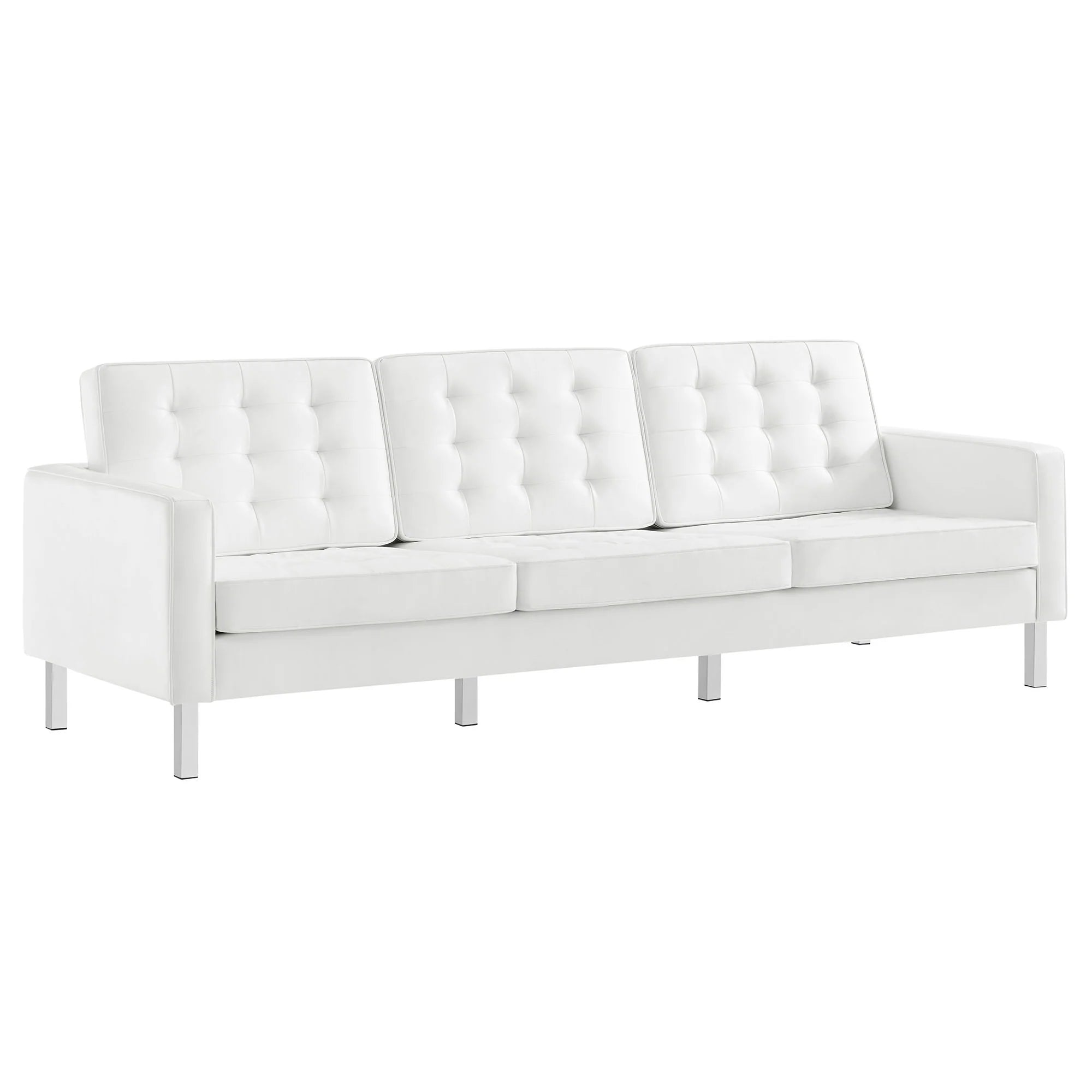 Chaise sans accoudoirs rembourrée en duvet Commix