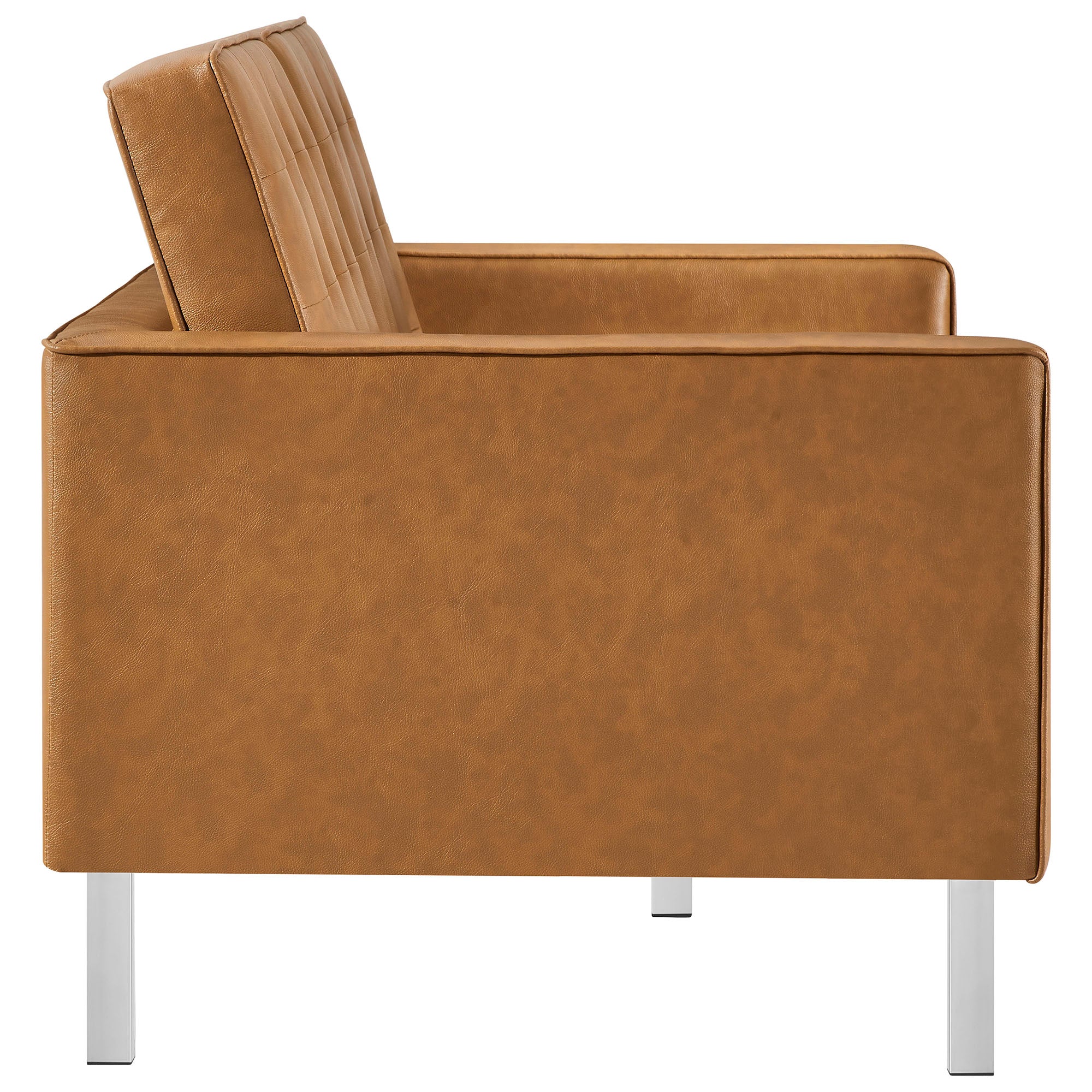 Chaise sans accoudoirs rembourrée en duvet Commix
