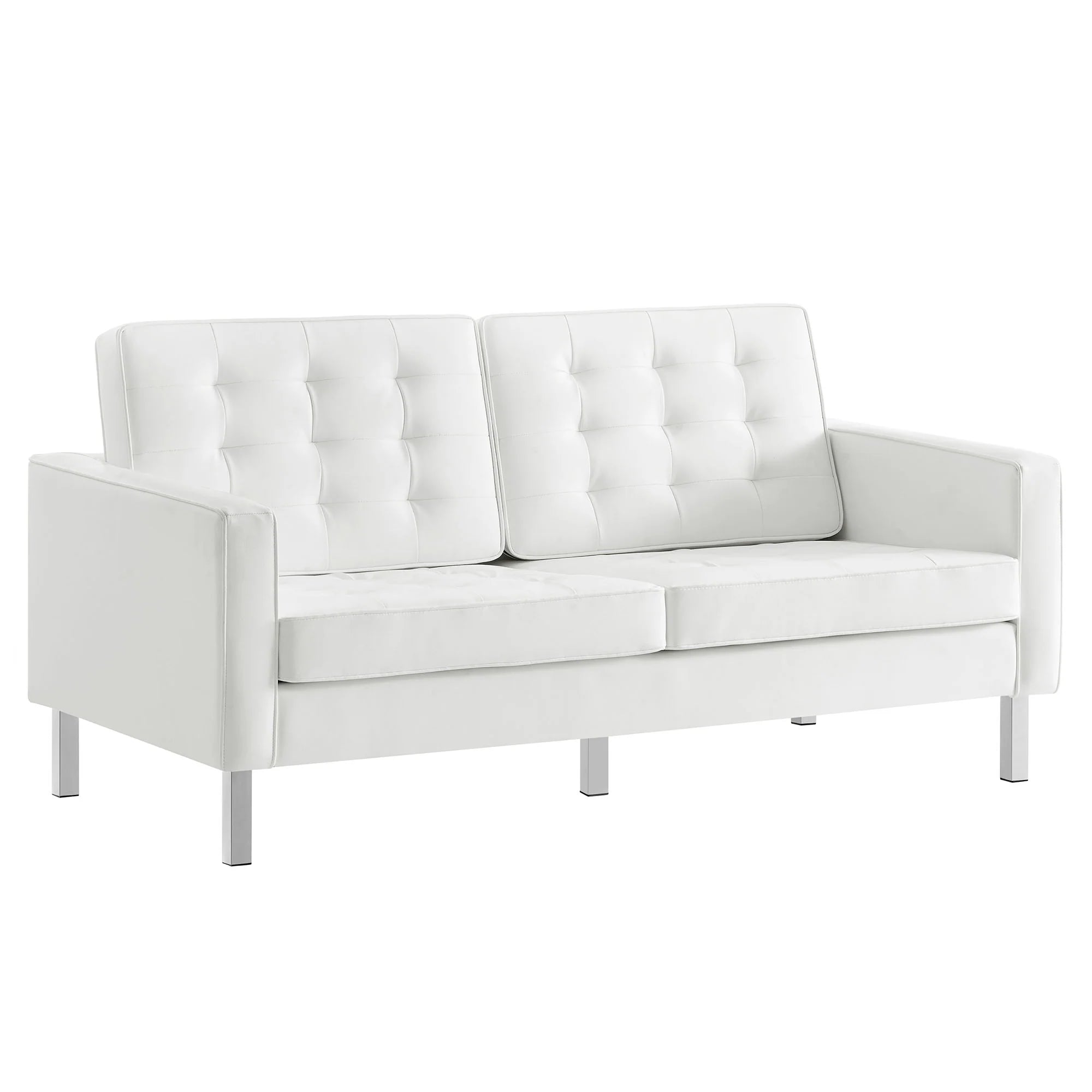 Chaise sans accoudoirs rembourrée en duvet Commix