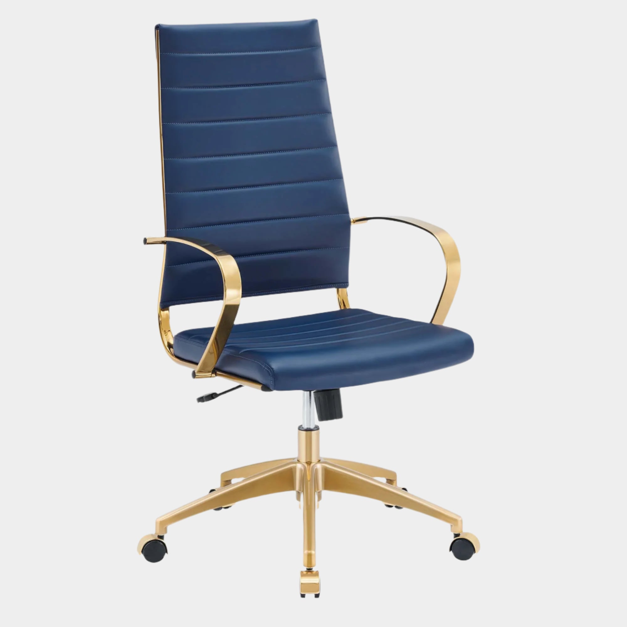 Jive Gold Stainless Steel Highback Office Chair