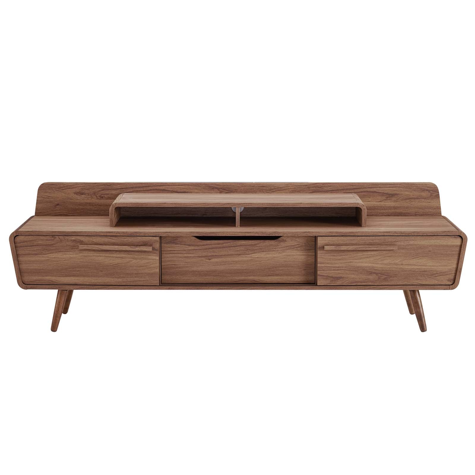 Omnistand 74" TV Stand in Walnut