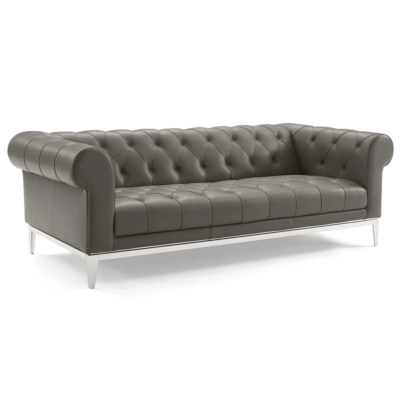 Chaise sans accoudoirs rembourrée en duvet Commix