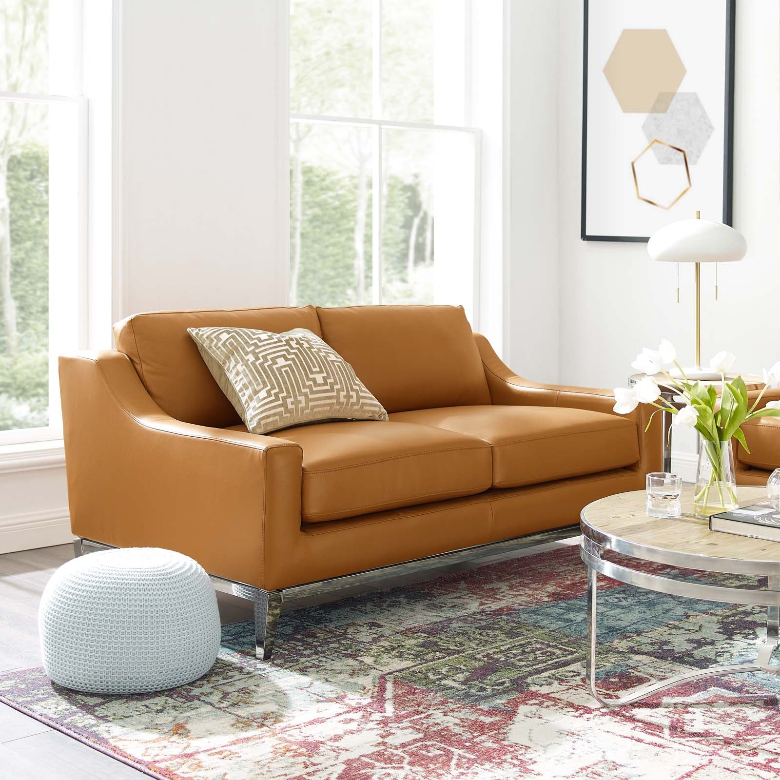 Jubi Leather Sofa