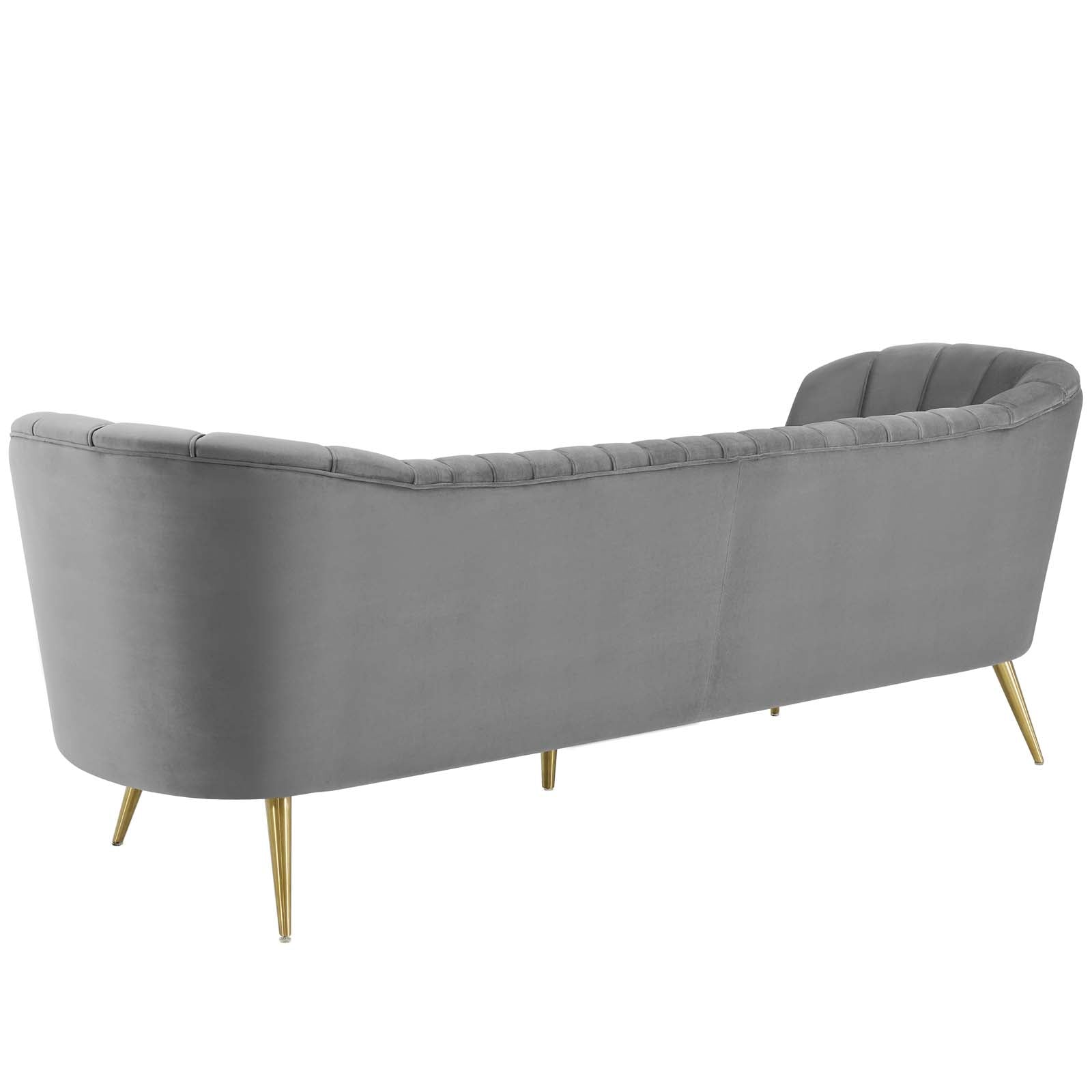 Orianna Curved Velvet Sofa