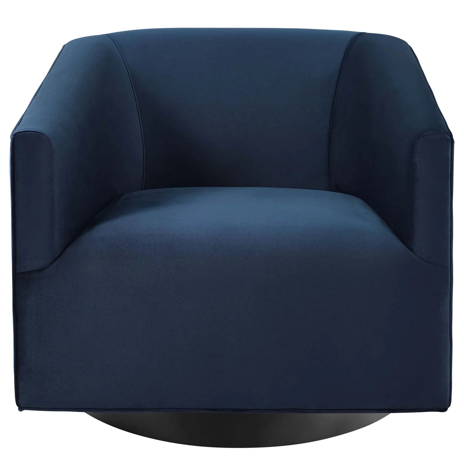 Fauteuil pivotant en velours Twist Accent Lounge Performance 