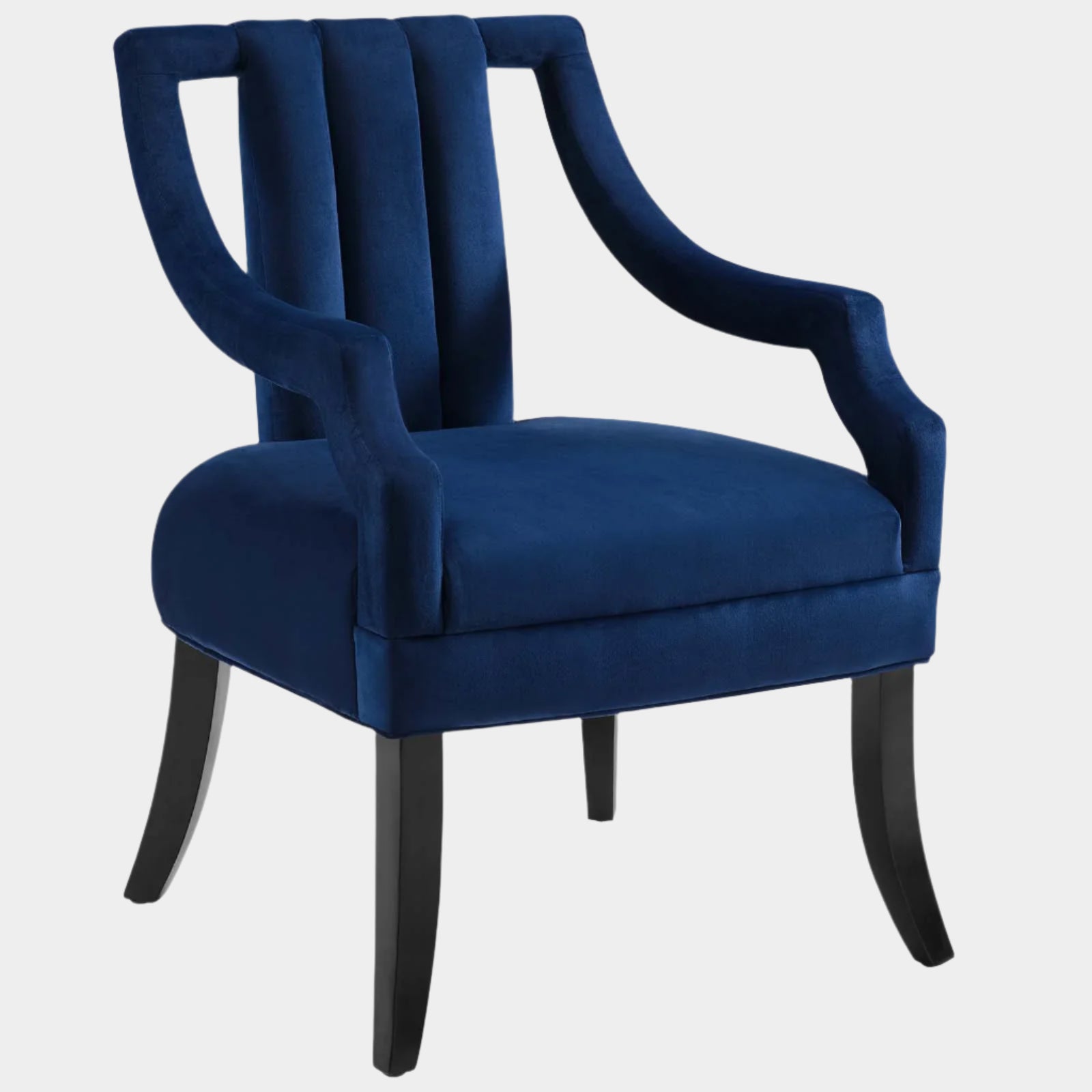 Harken Performance Velvet Accent Chair