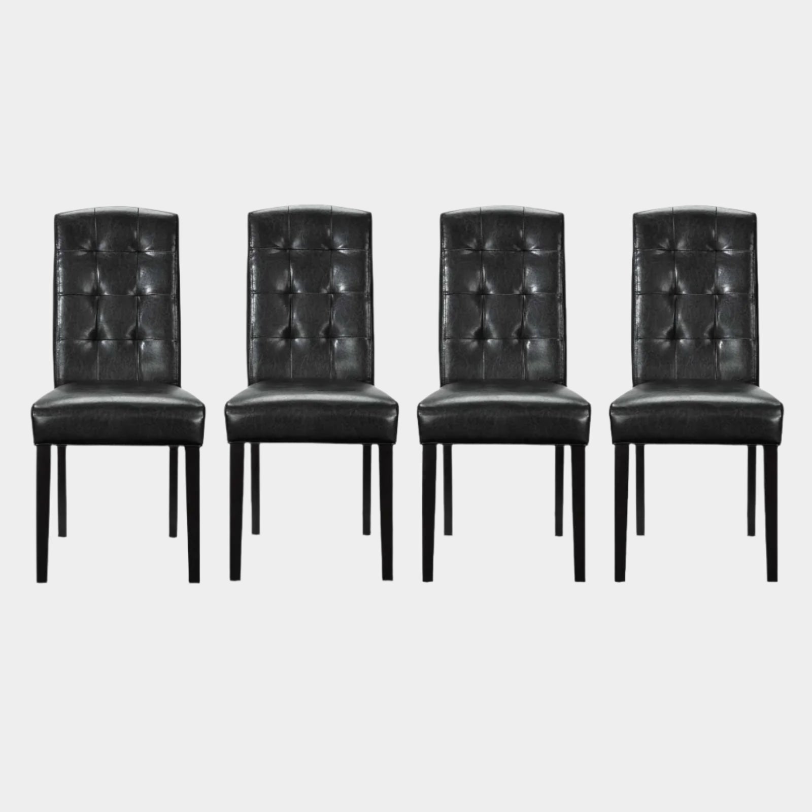 Perdure Dining Chairs Vinyl Set of 4