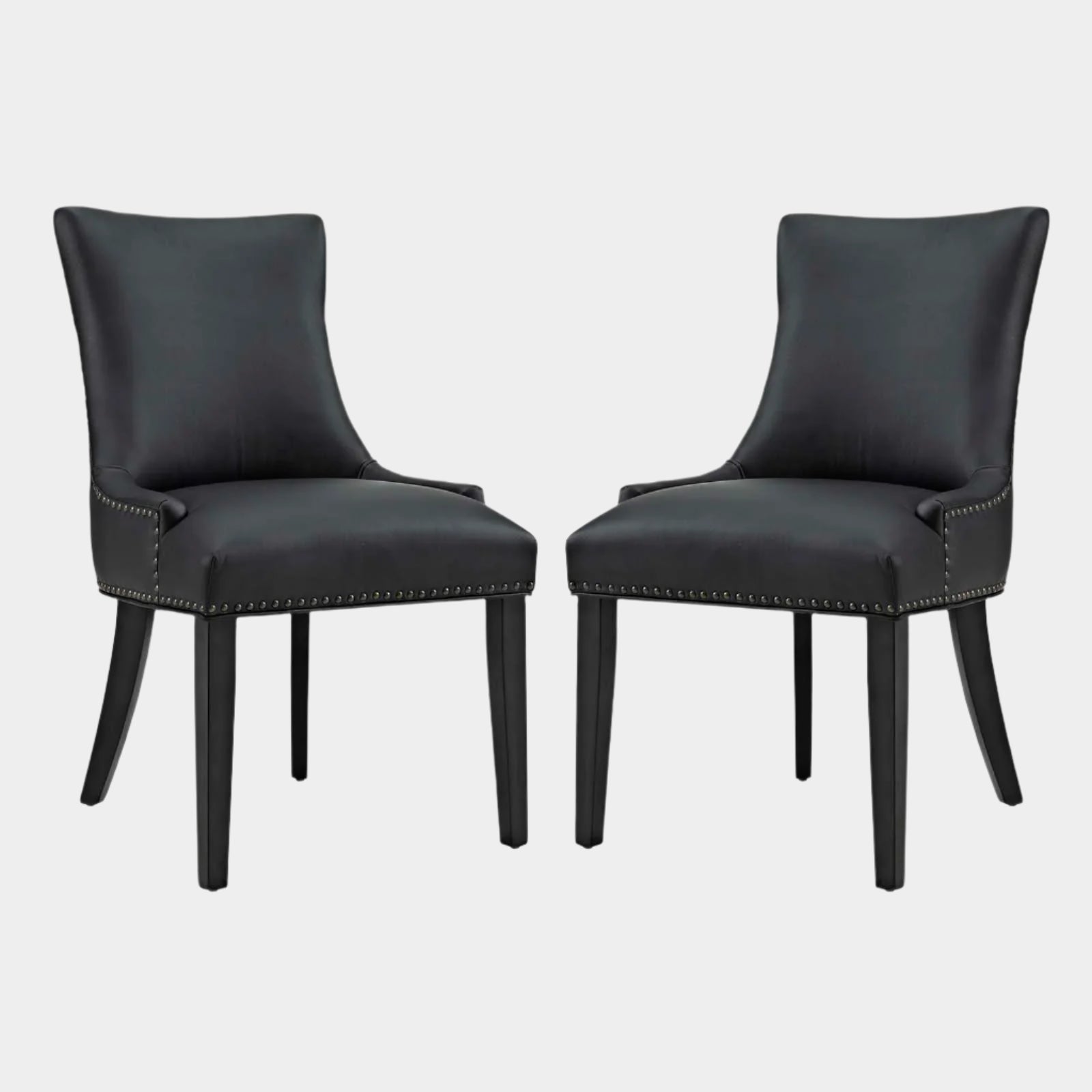 Marquis Dining Chair Faux Leather Set of 2