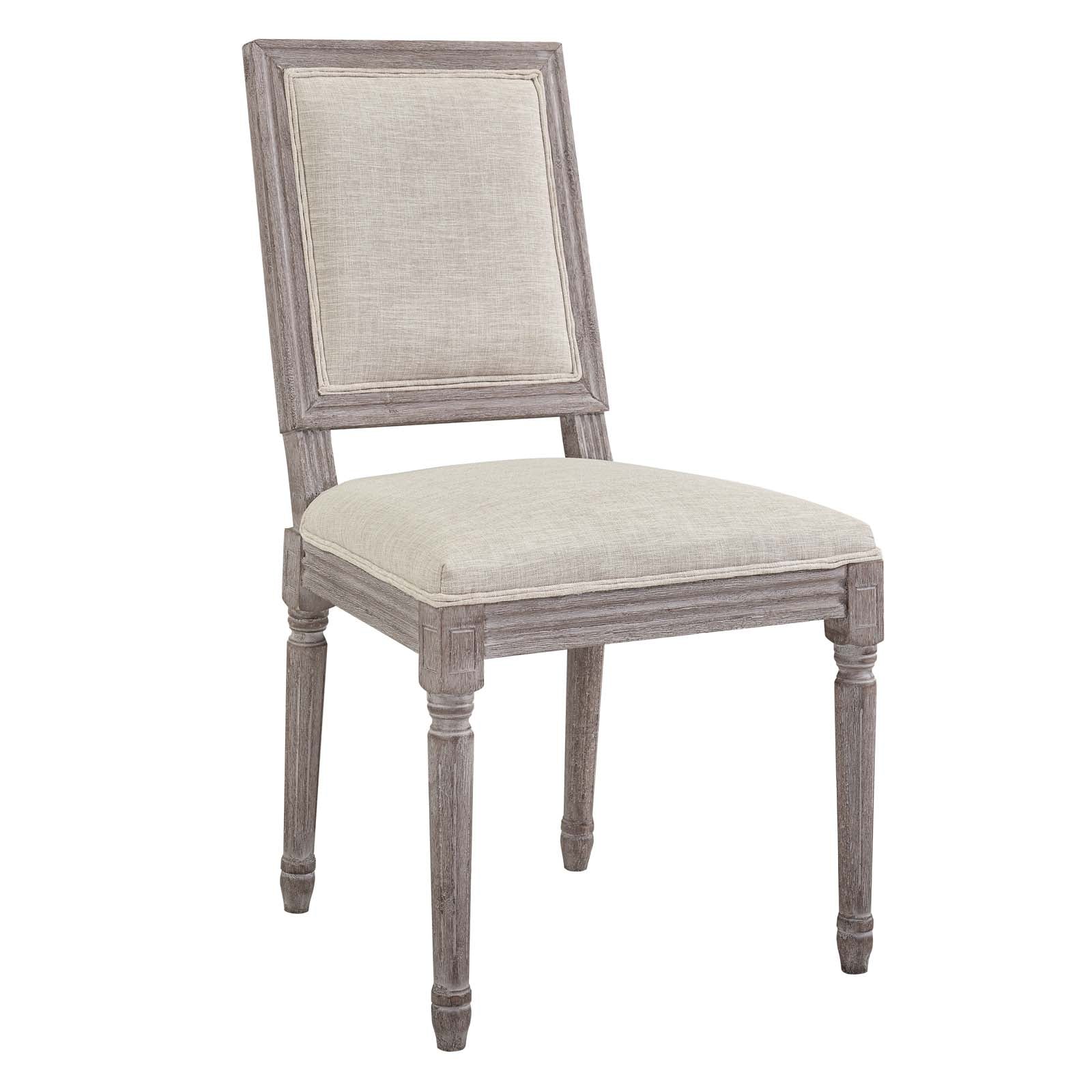 Court Dining Side Chair Upholstered Fabric Set of 4