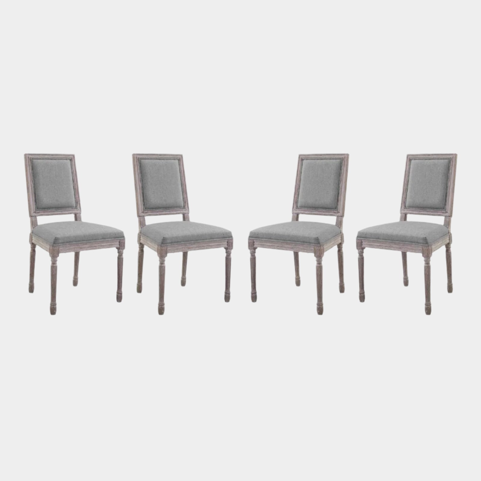 Court Dining Side Chair Upholstered Fabric Set of 4