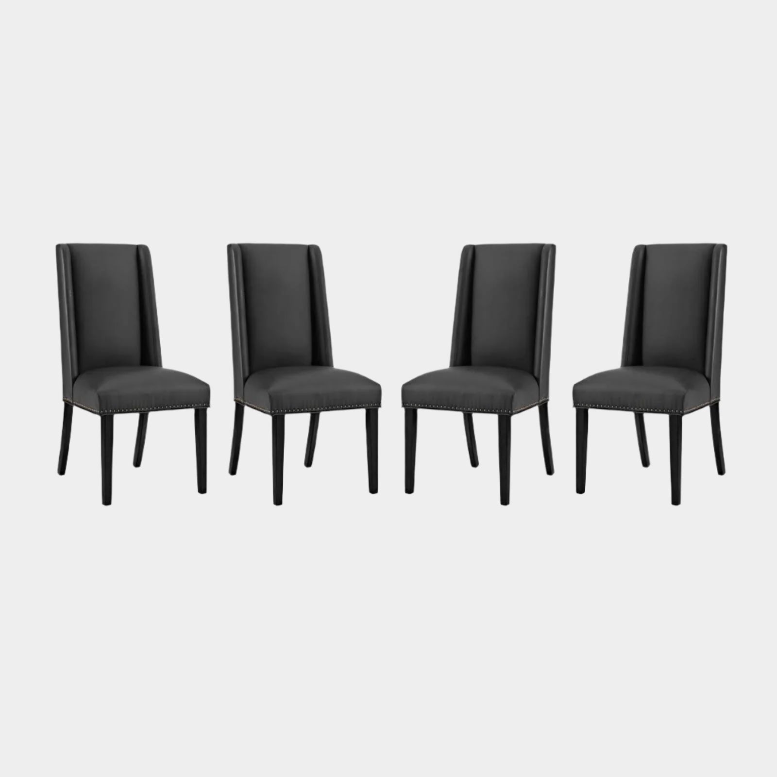 Baron Dining Chair Vinyl Set of 4