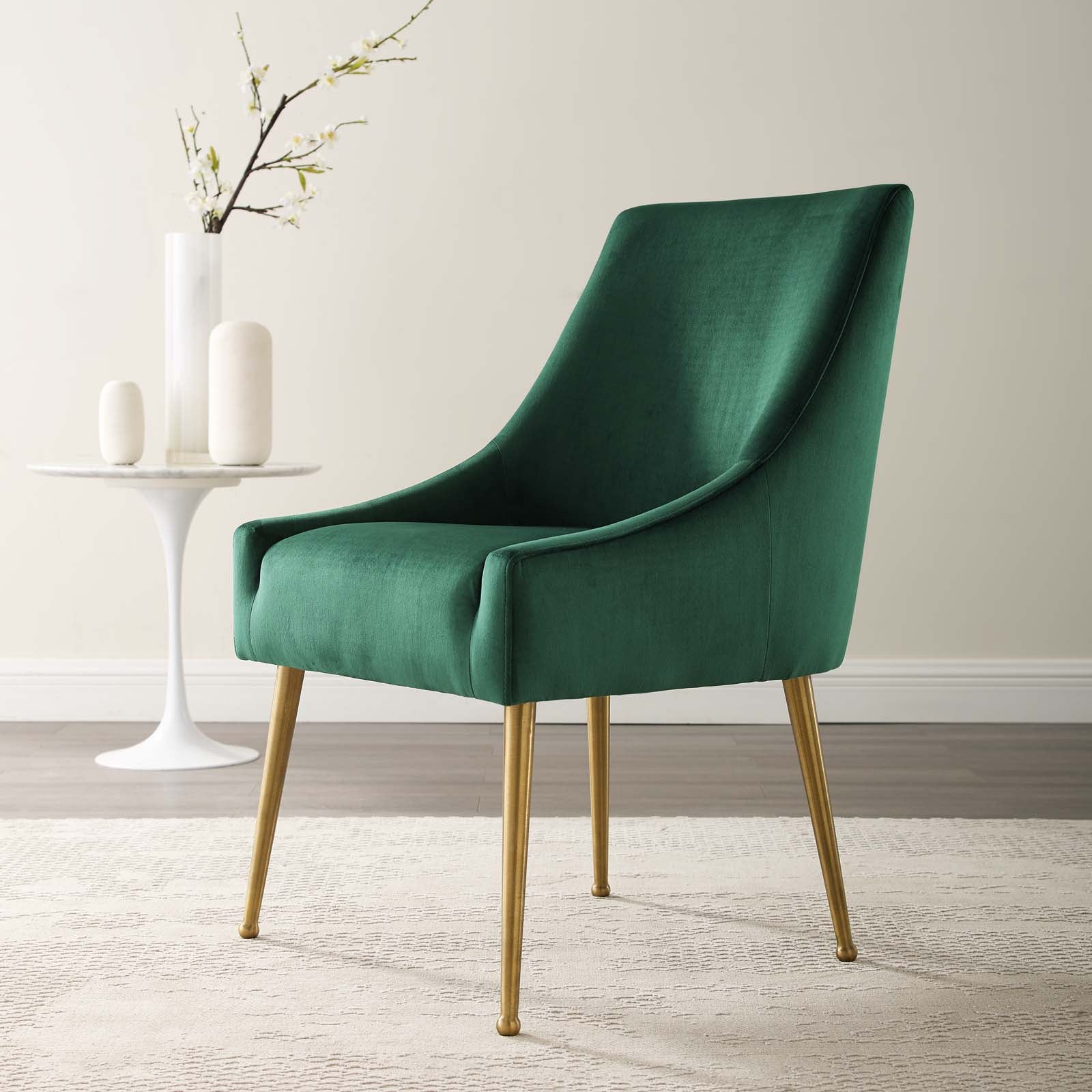 Discern Upholstered Performance Velvet Dining Chair