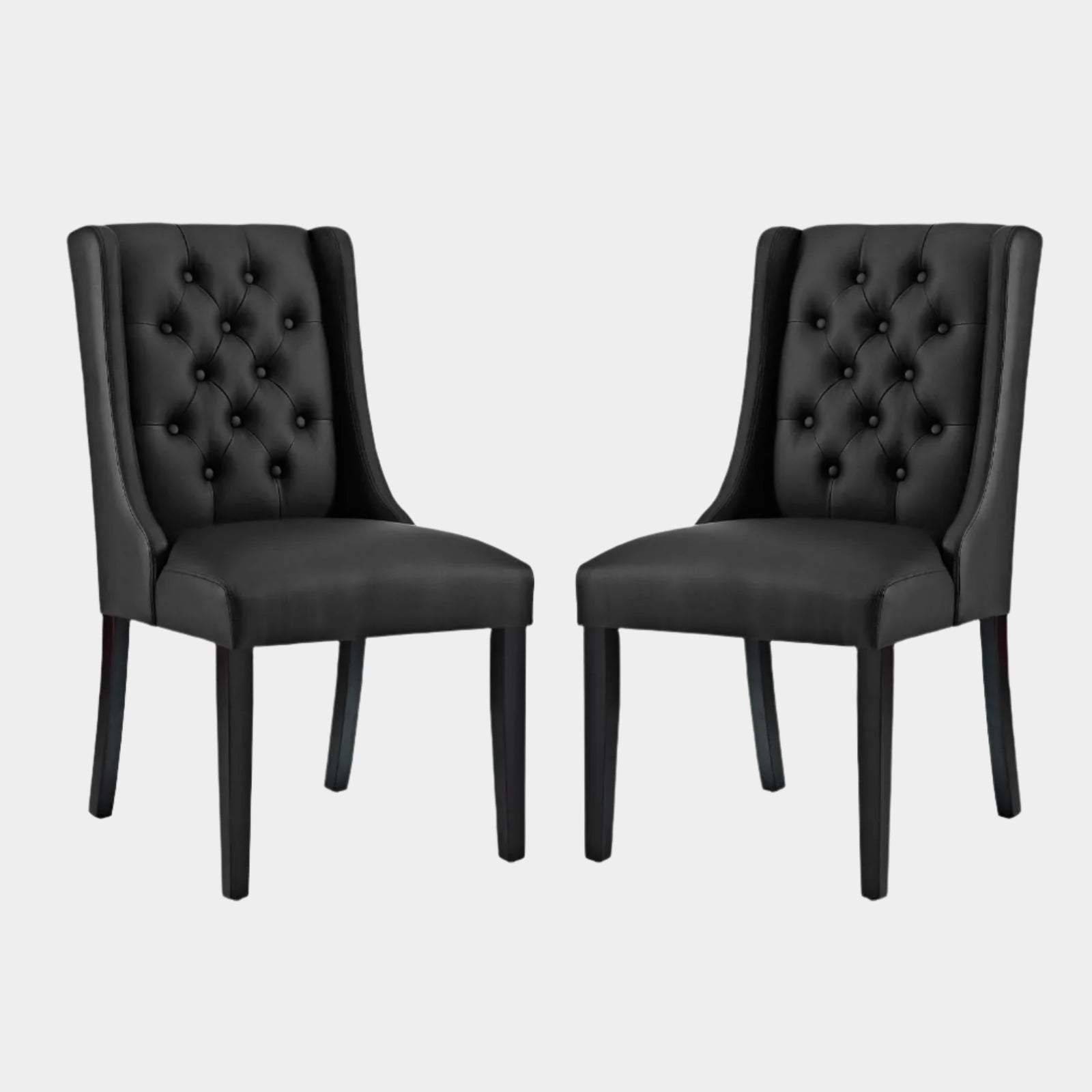 Baronet Dining Chair Vinyl Set of 2