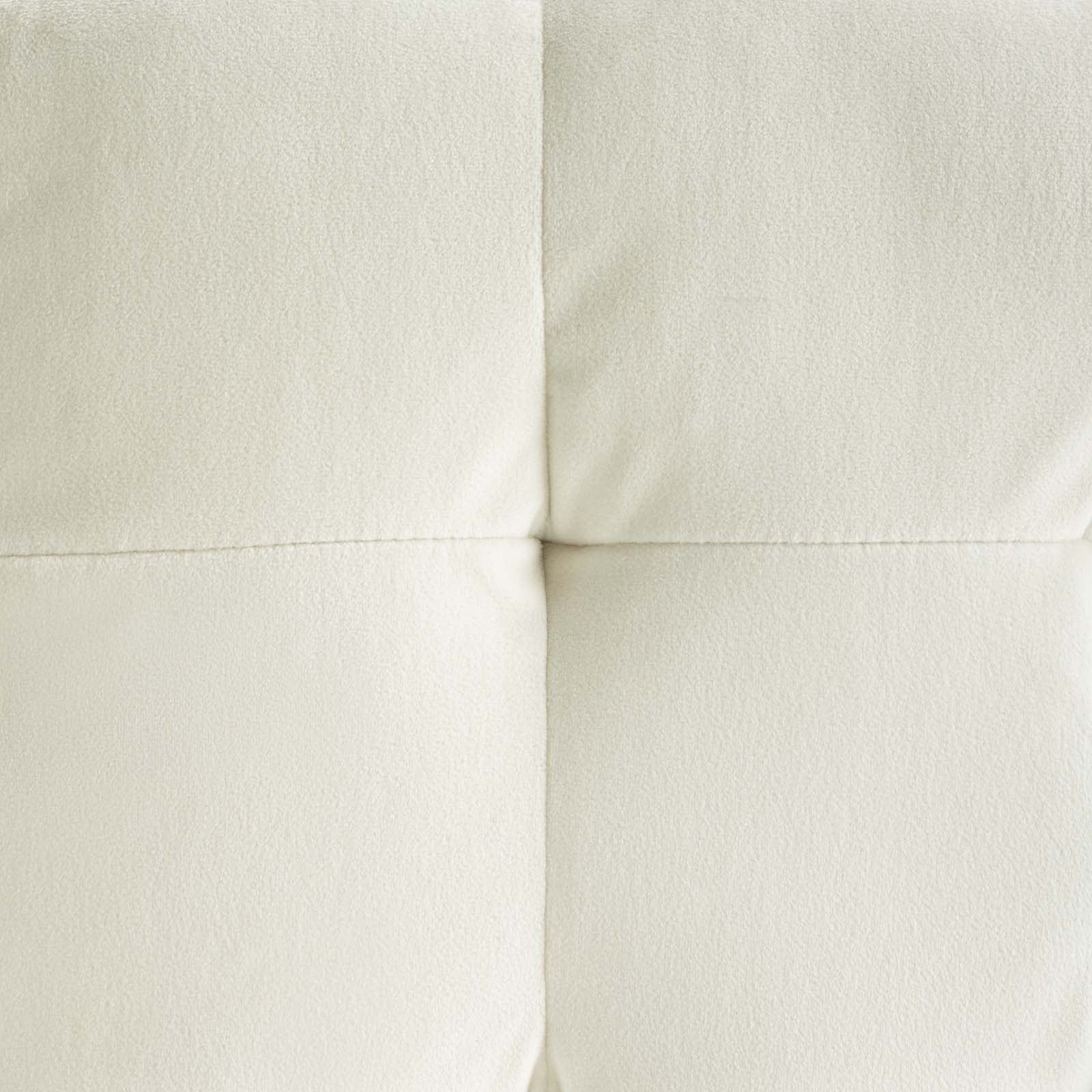 Chaise sans accoudoirs rembourrée en duvet Commix