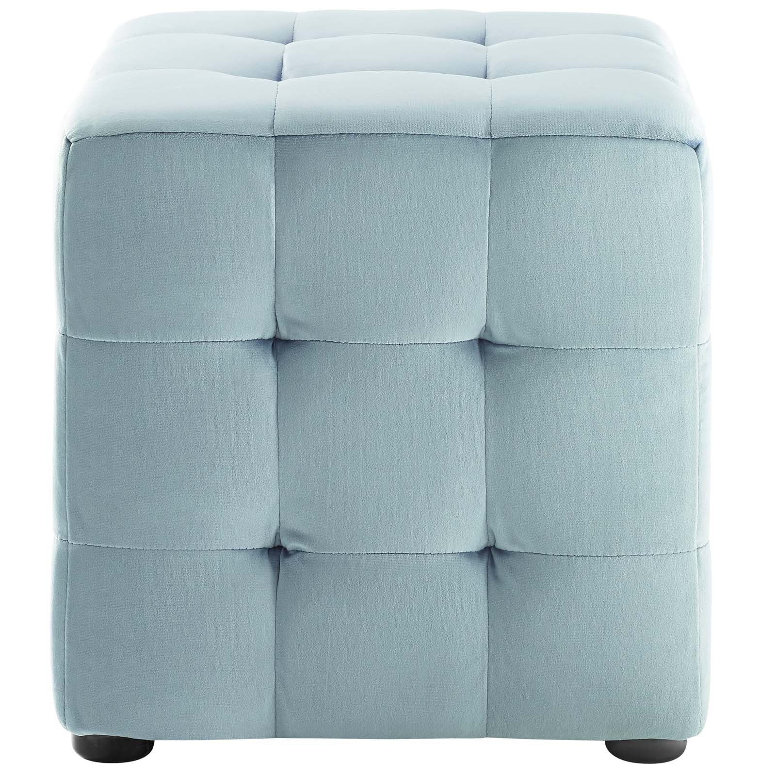 Chaise sans accoudoirs rembourrée en duvet Commix