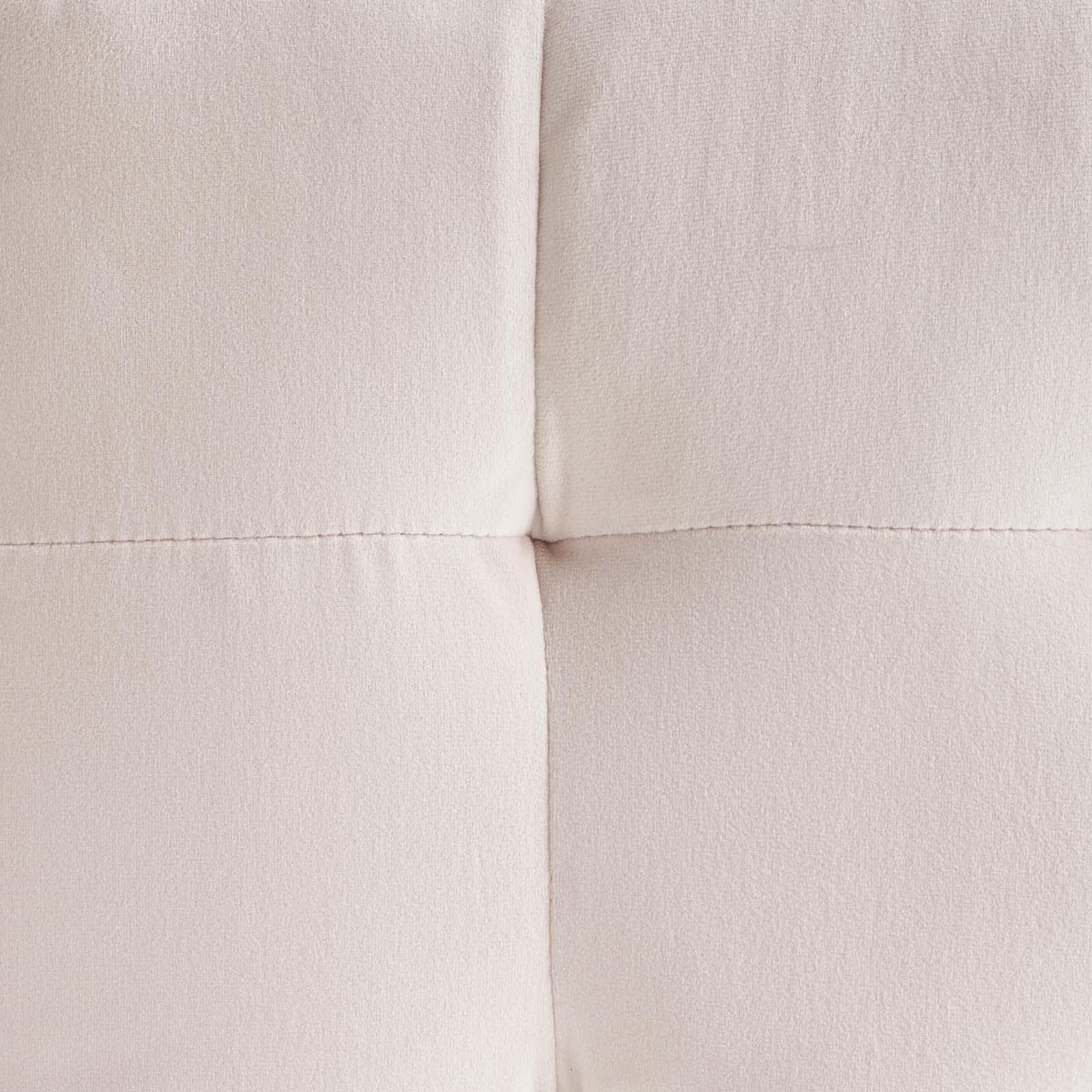 Chaise sans accoudoirs rembourrée en duvet Commix