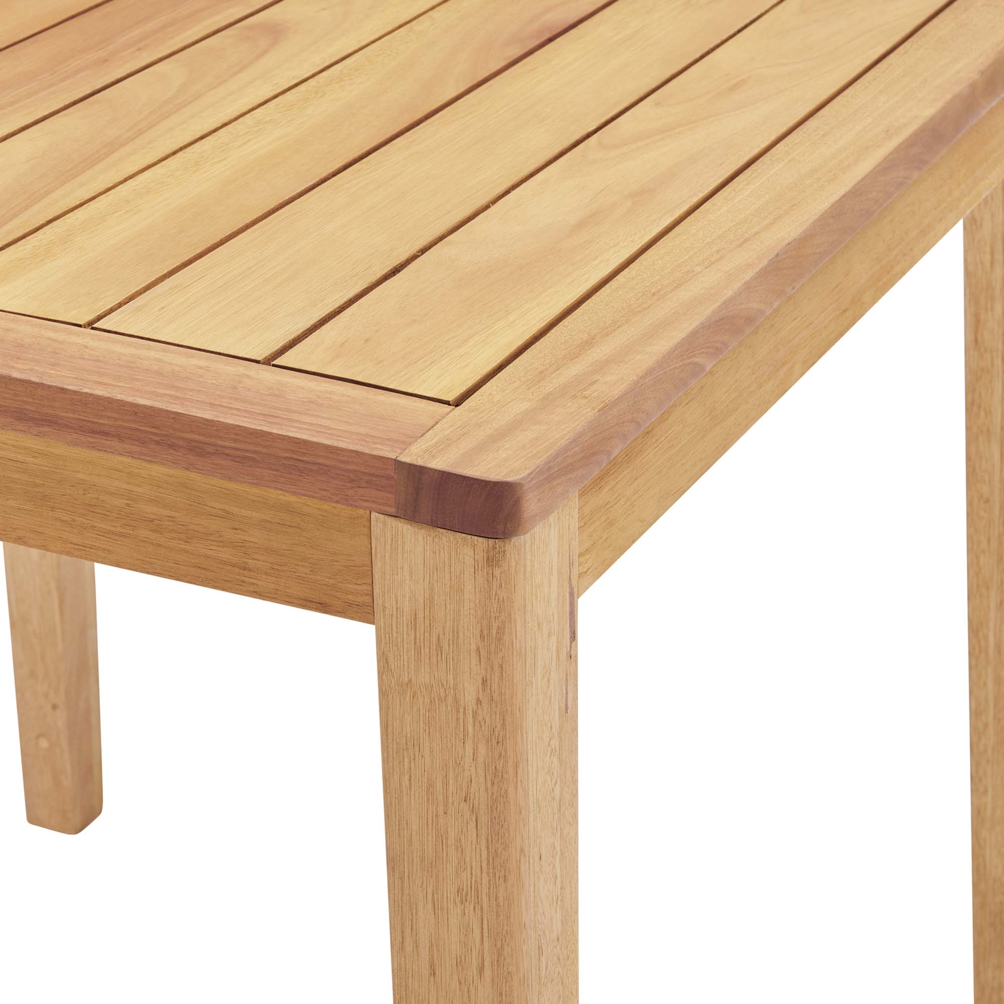 Portsmouth Karri Wood Outdoor Patio Bar Table in Natural