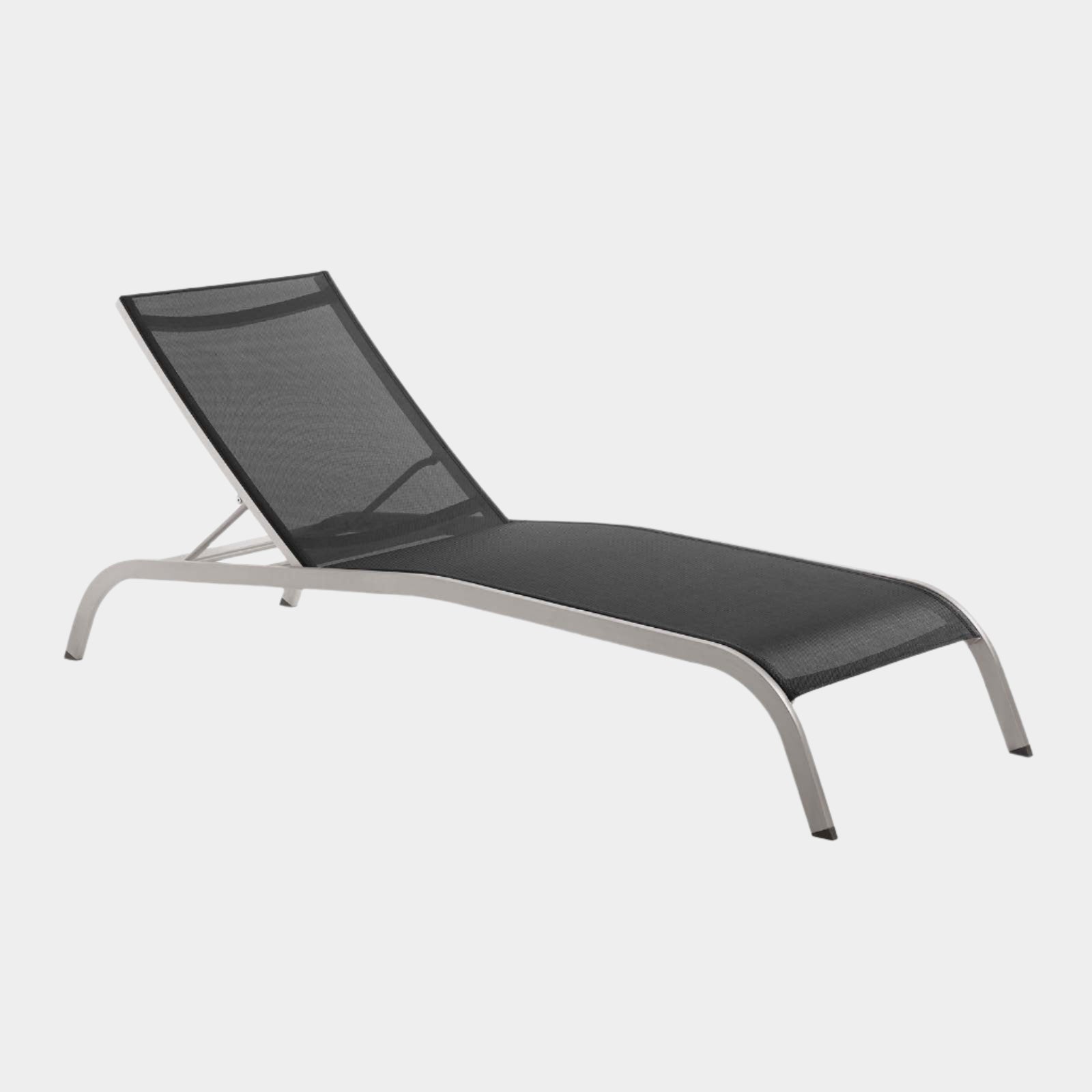 Savannah Mesh Chaise Outdoor Patio Aluminum Lounge Chair