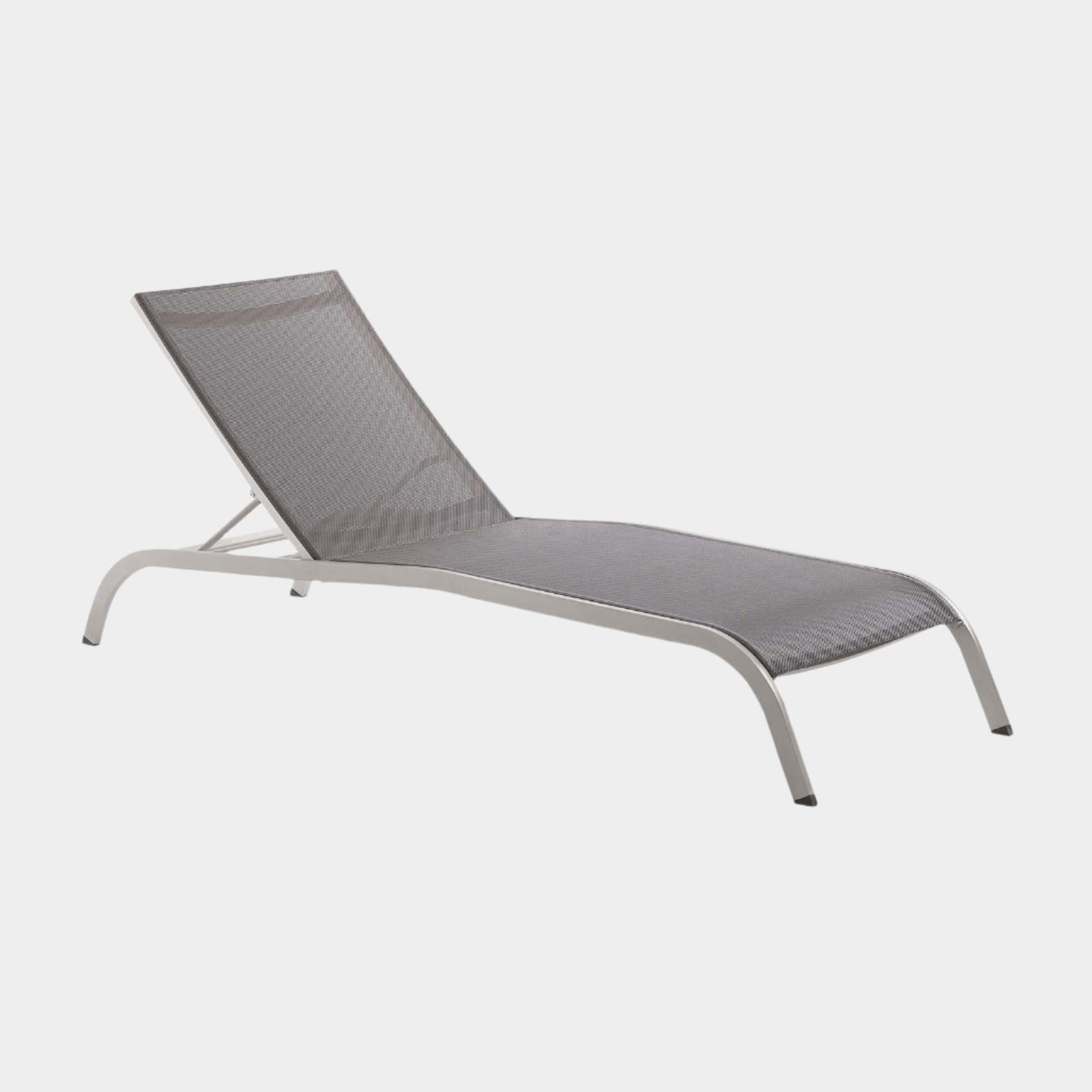 Savannah Mesh Chaise Outdoor Patio Aluminum Lounge Chair