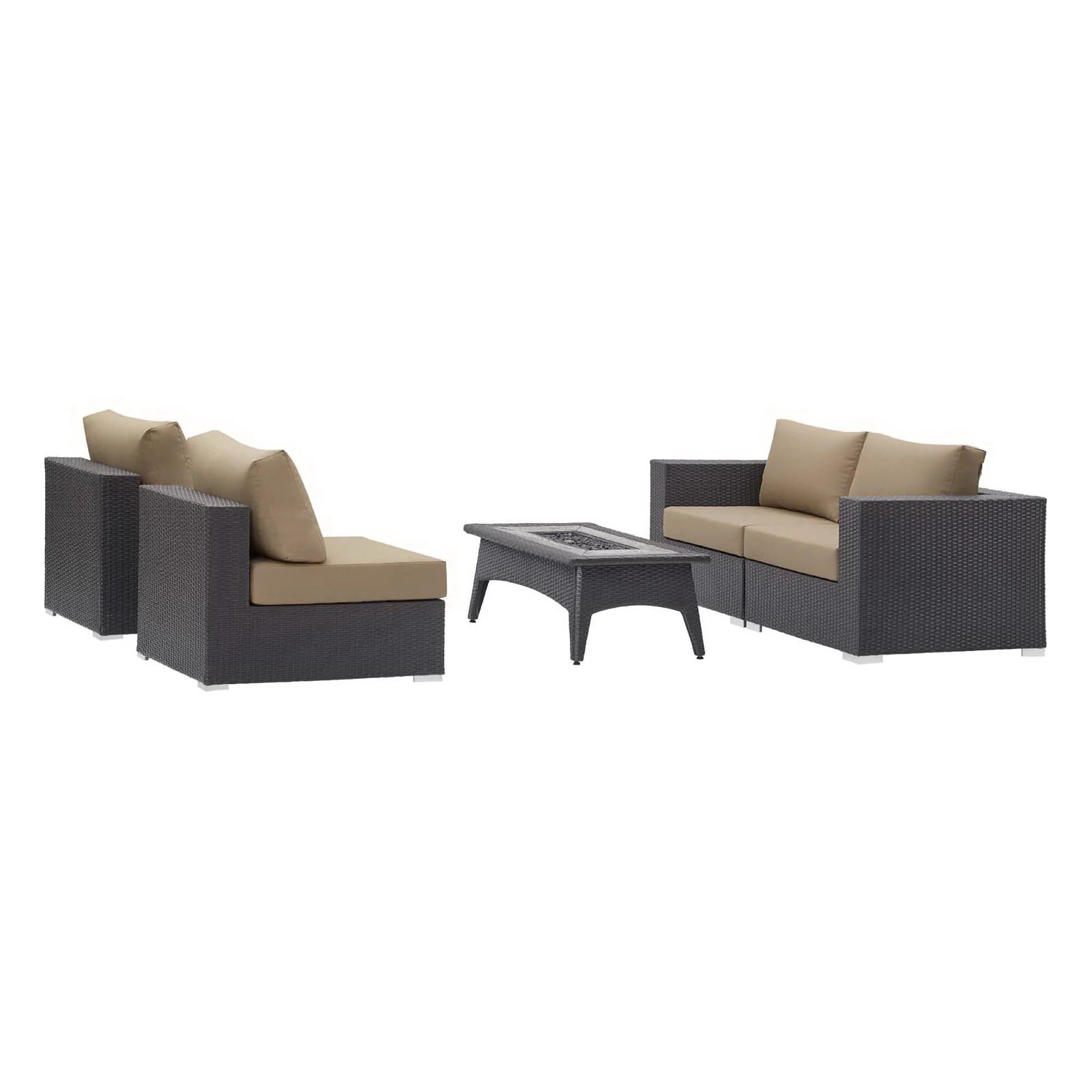 Convene 5 Piece Set Outdoor with Fire Pit