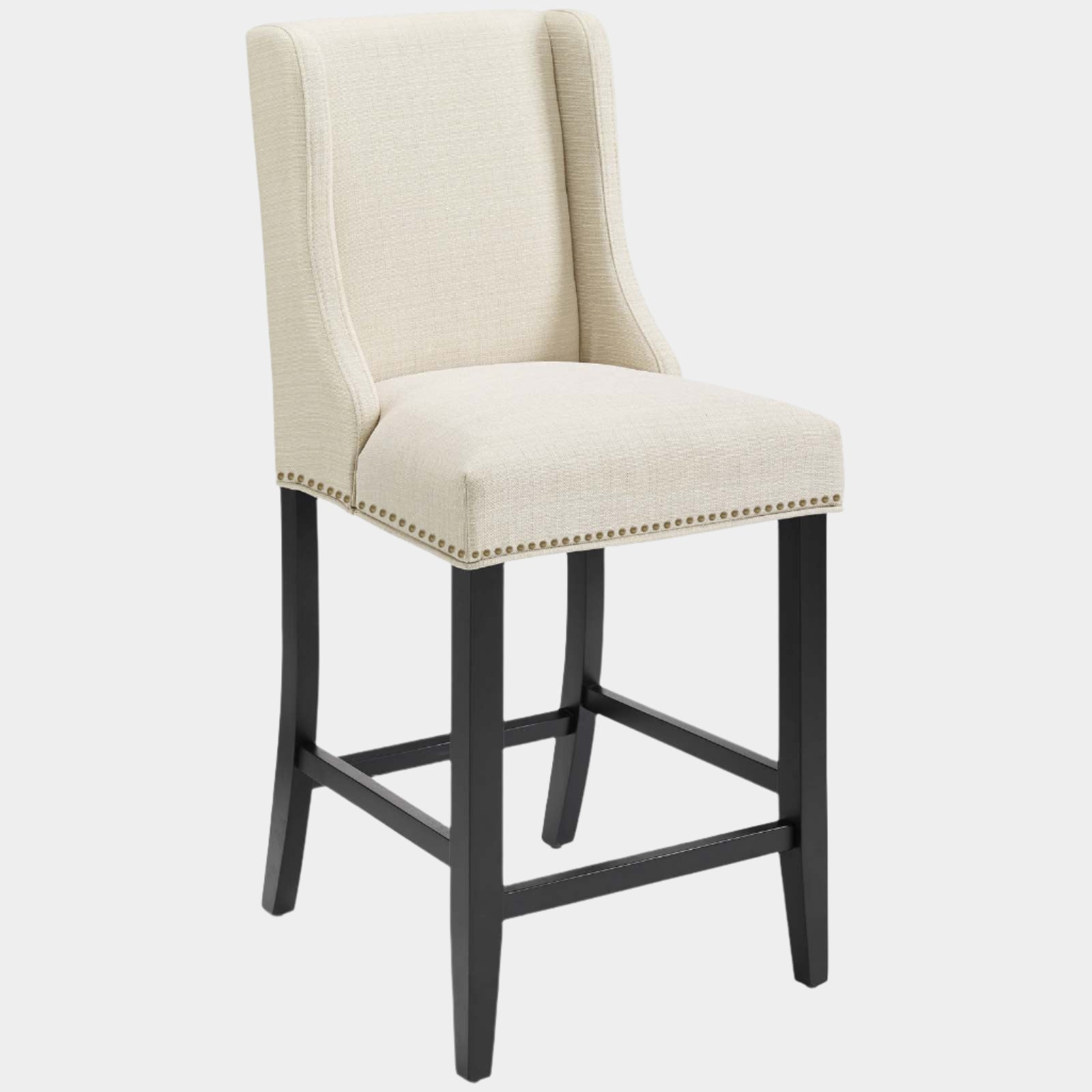 Baron Upholstered Fabric Counter Stool