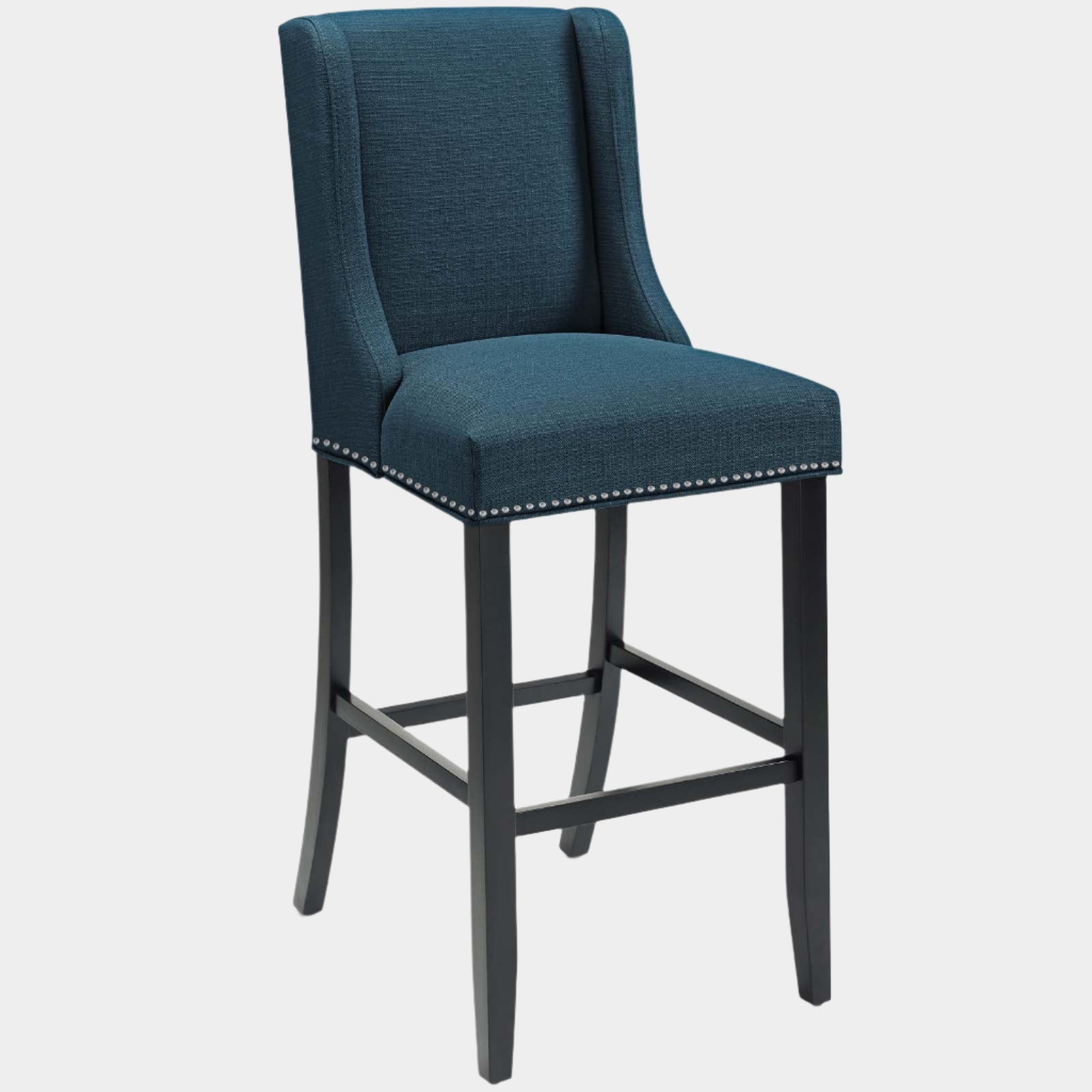 Baron Upholstered Fabric Bar Stool