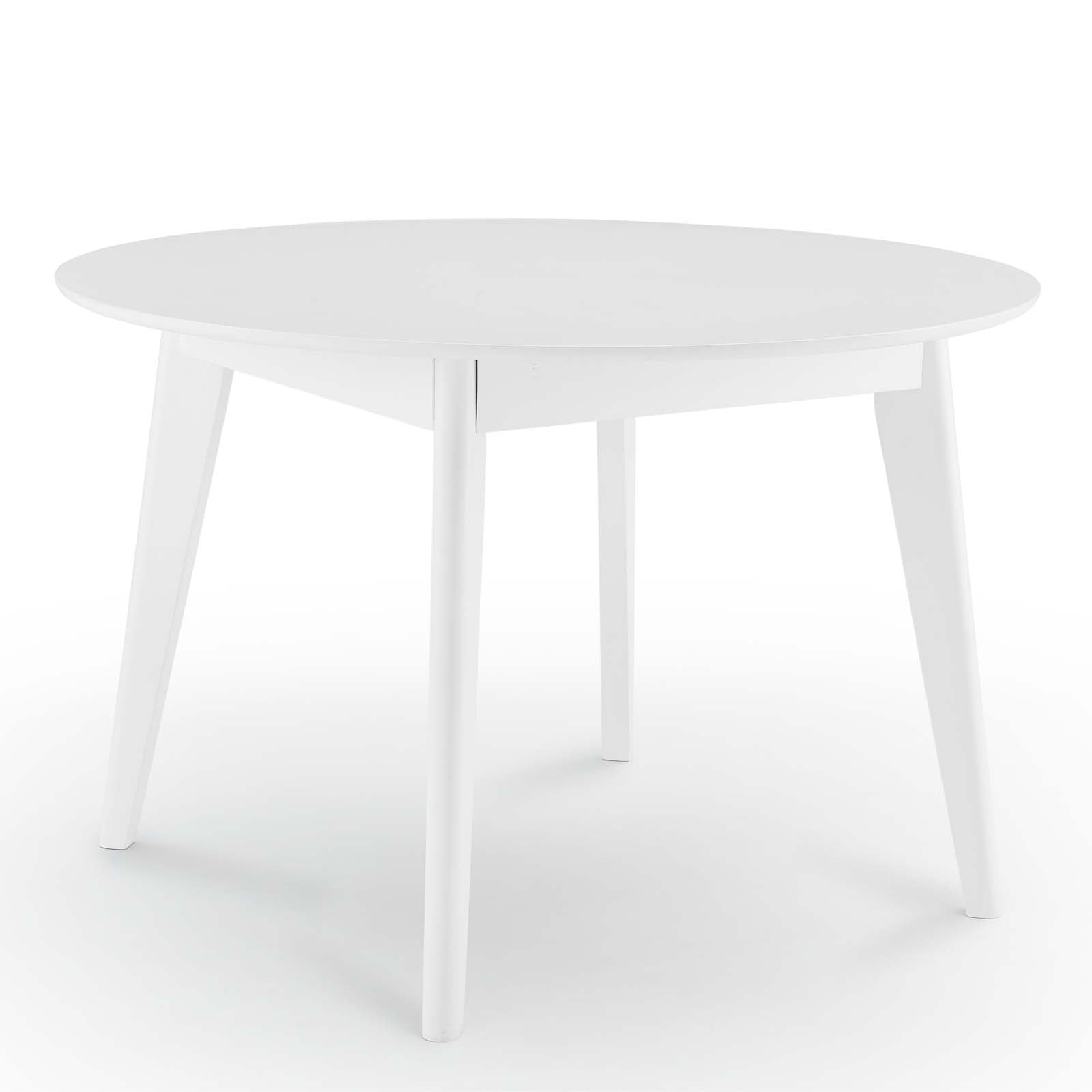 Vision 45" Round Dining Table in White