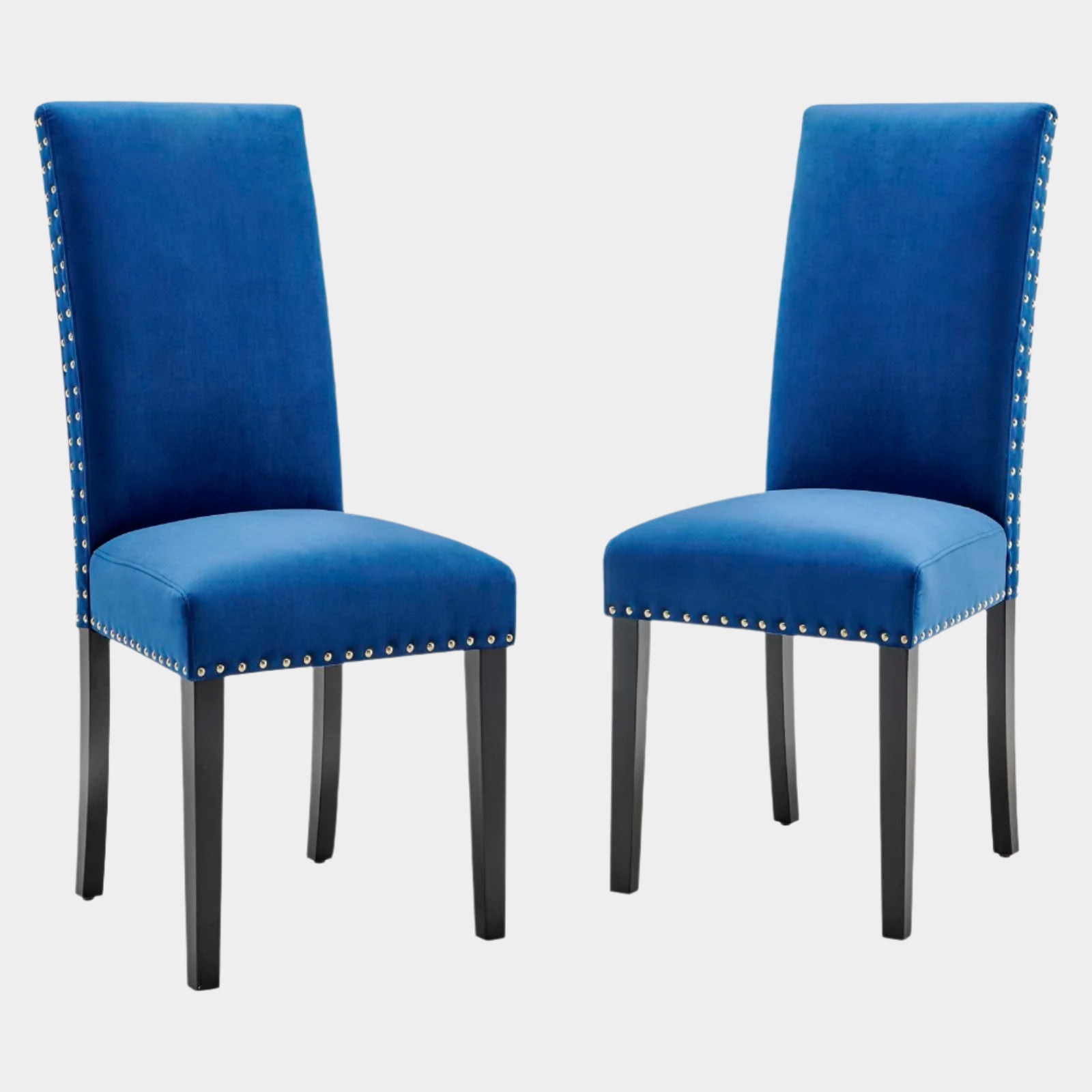 Parcel Performance Velvet Dining Side Chairs - Set of 2