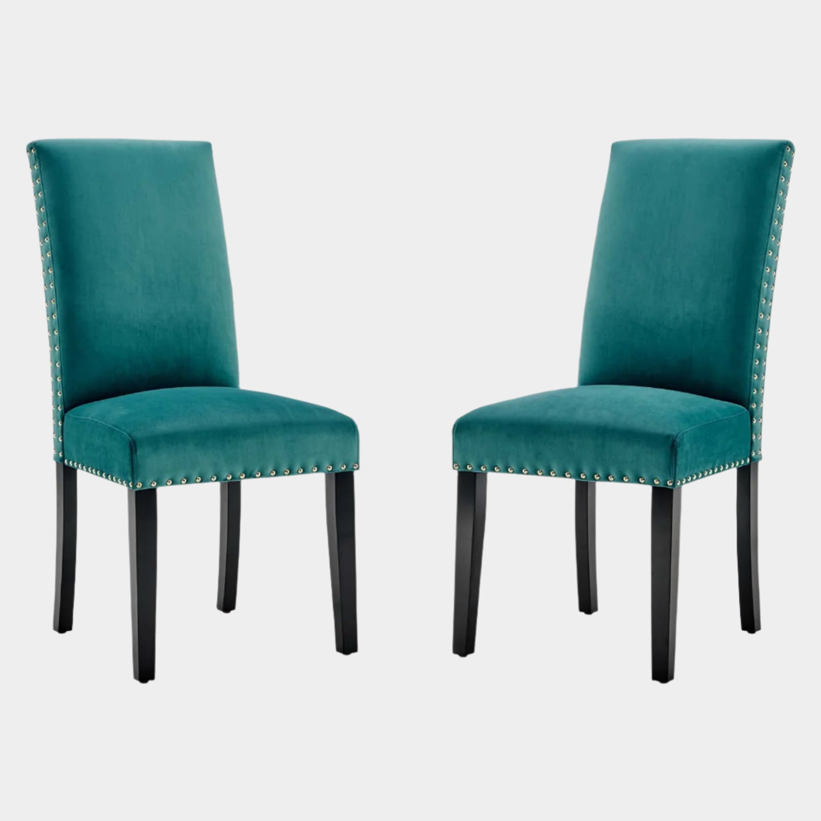 Parcel Performance Velvet Dining Side Chairs - Set of 2