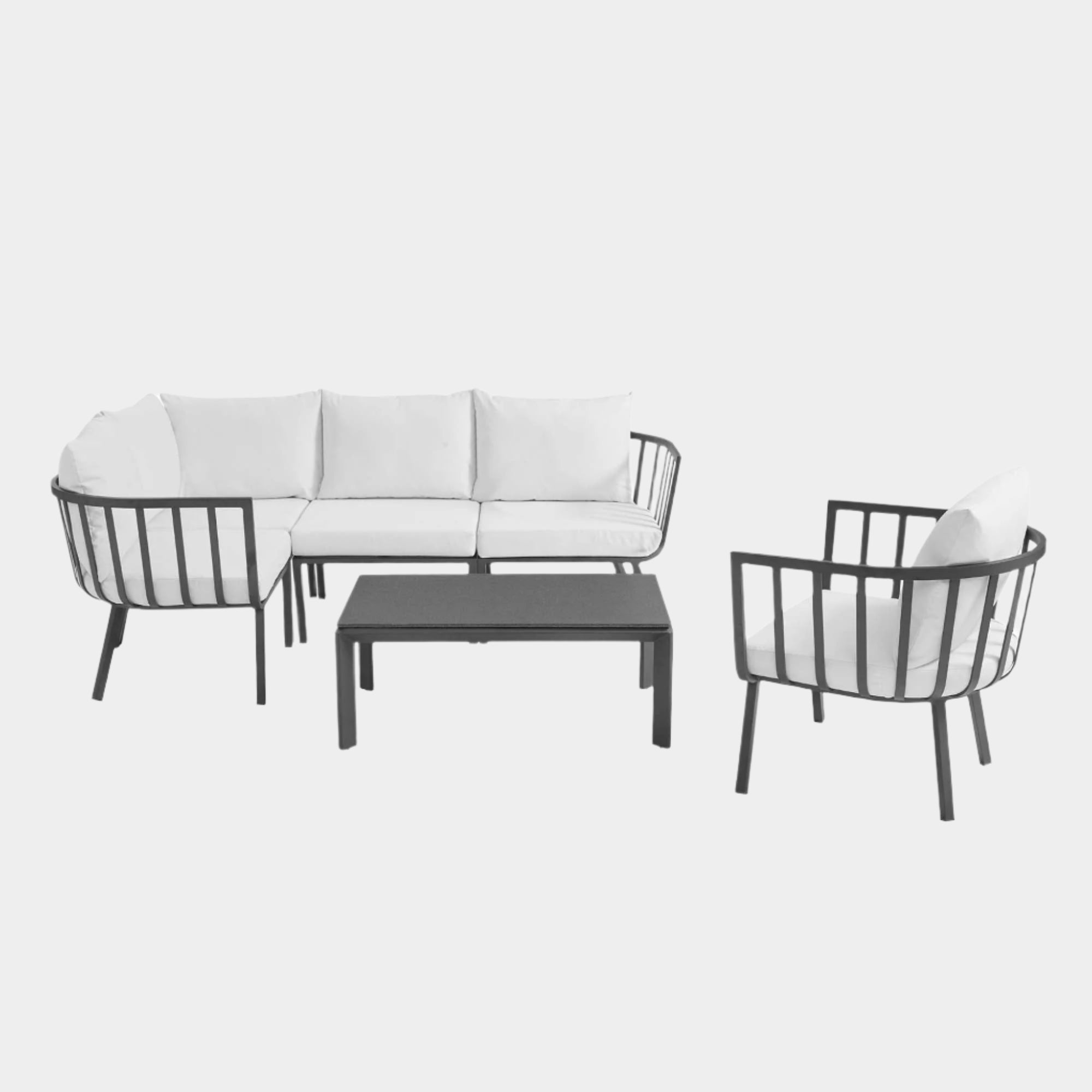 Riverside 6 Piece Outdoor Patio Aluminum Set