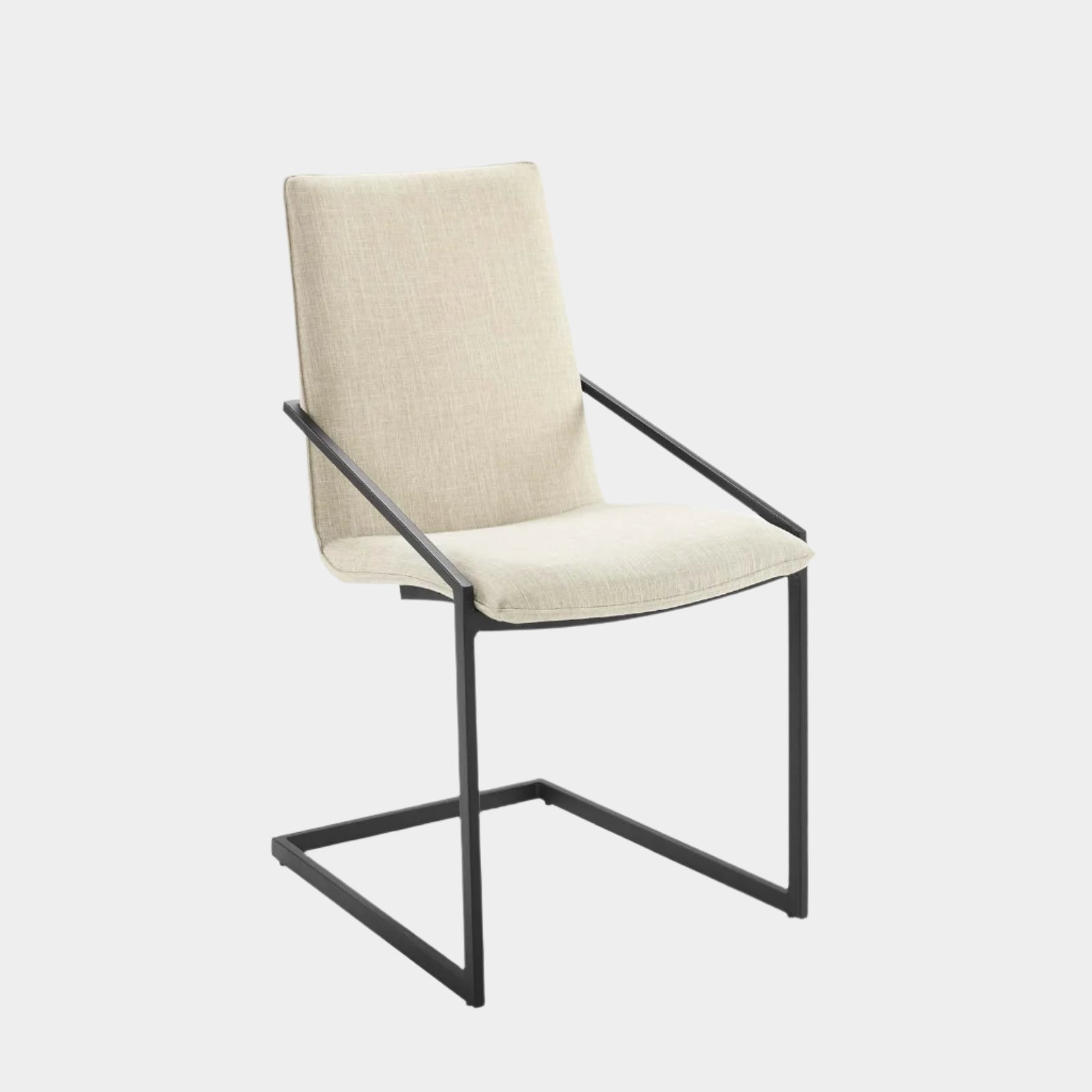 Pitch Upholstered Fabric Dining Armchair