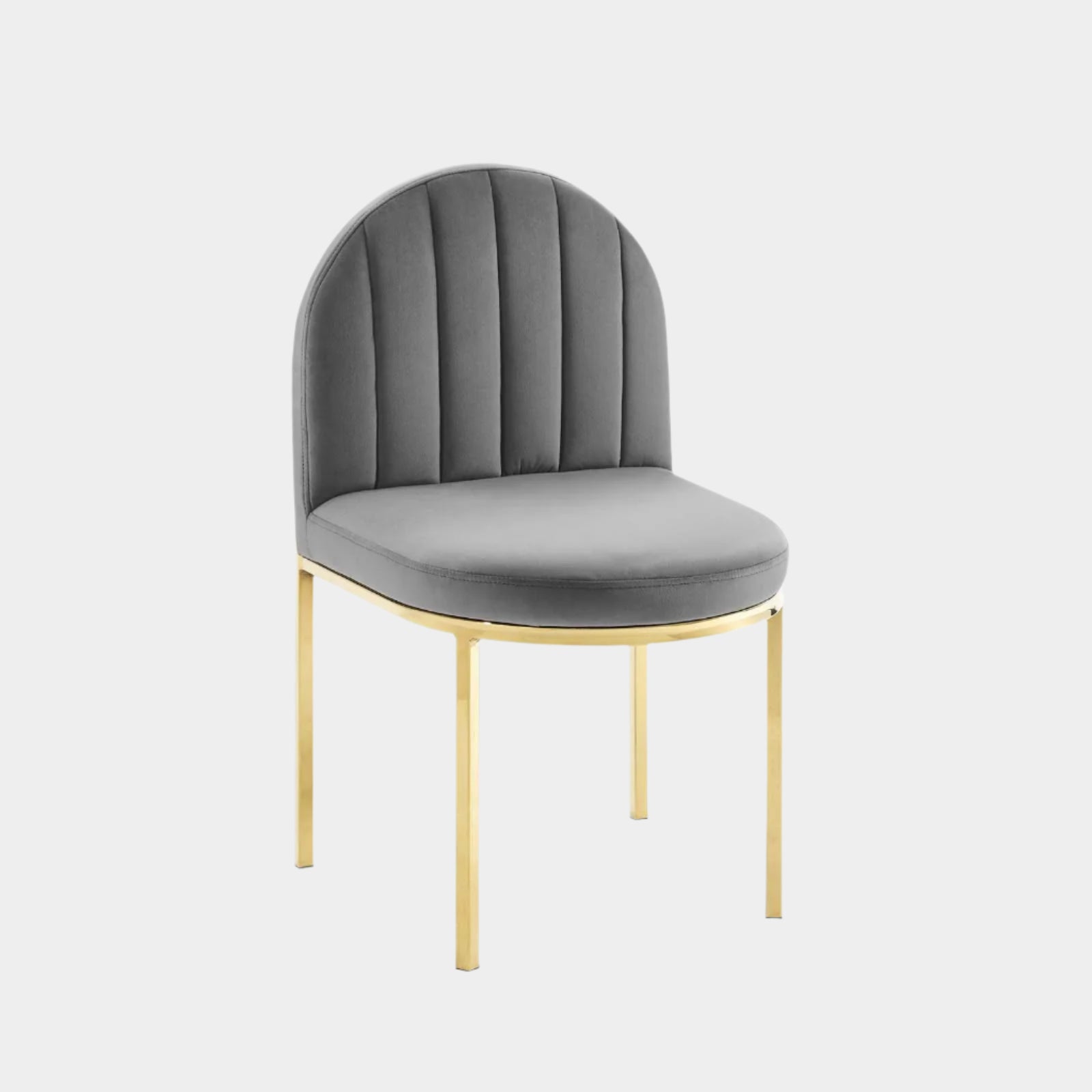 Isla Channel Tufted Performance Velvet Dining Side Chair