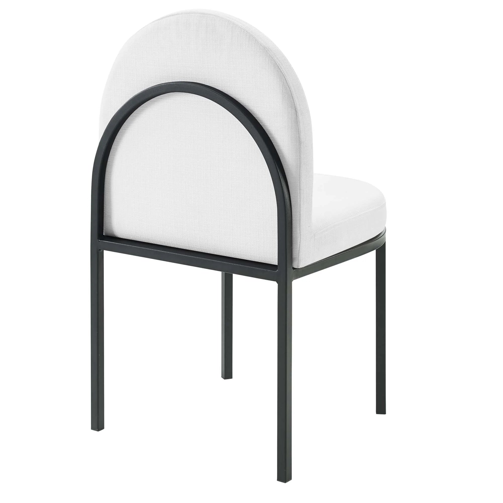 Isla Channel Tufted Upholstered Fabric Dining Side Chair