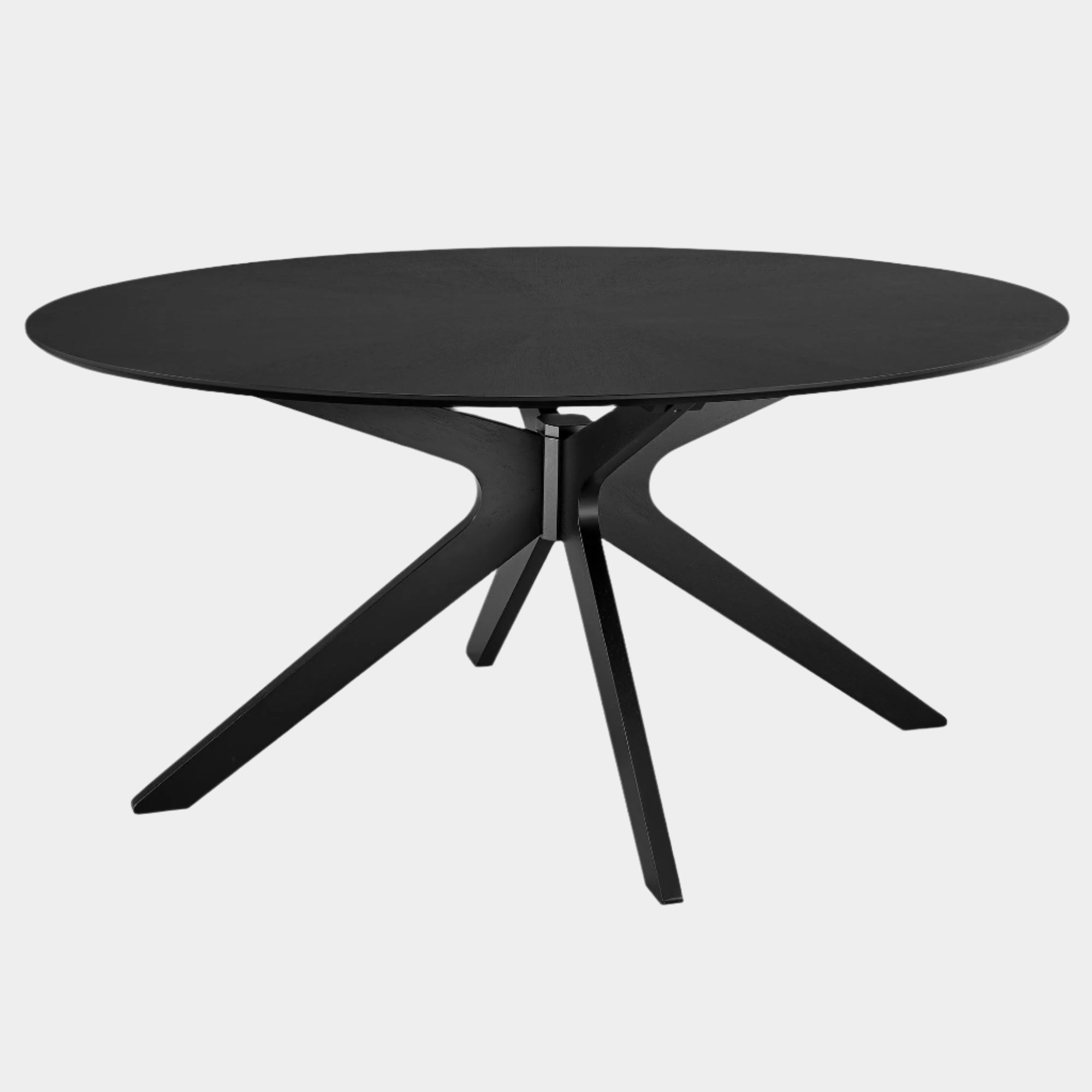 Crossroads 47" Round Wood Dining Table