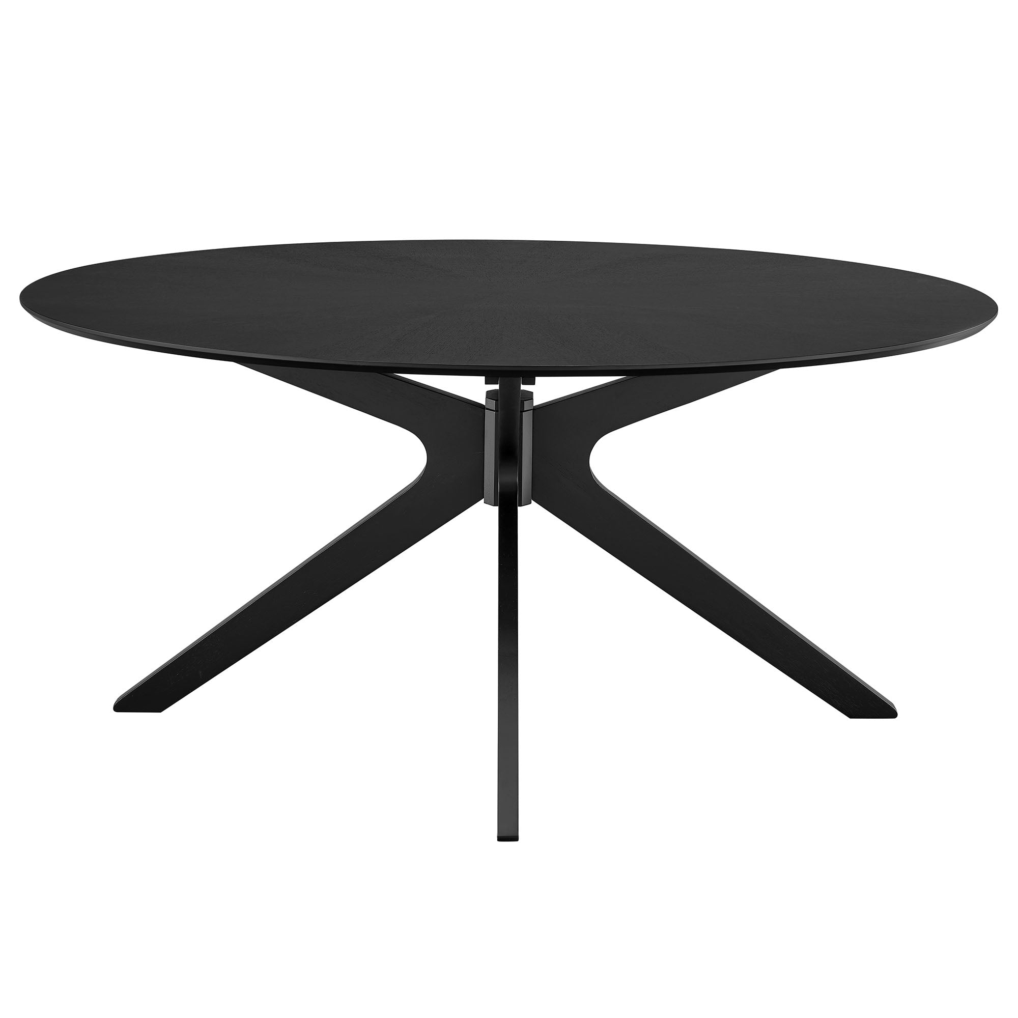 Crossroads 47" Round Wood Dining Table