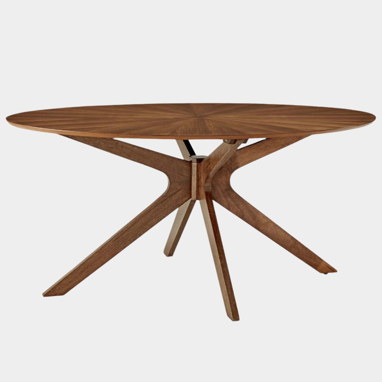 Crossroads 47" Round Wood Dining Table