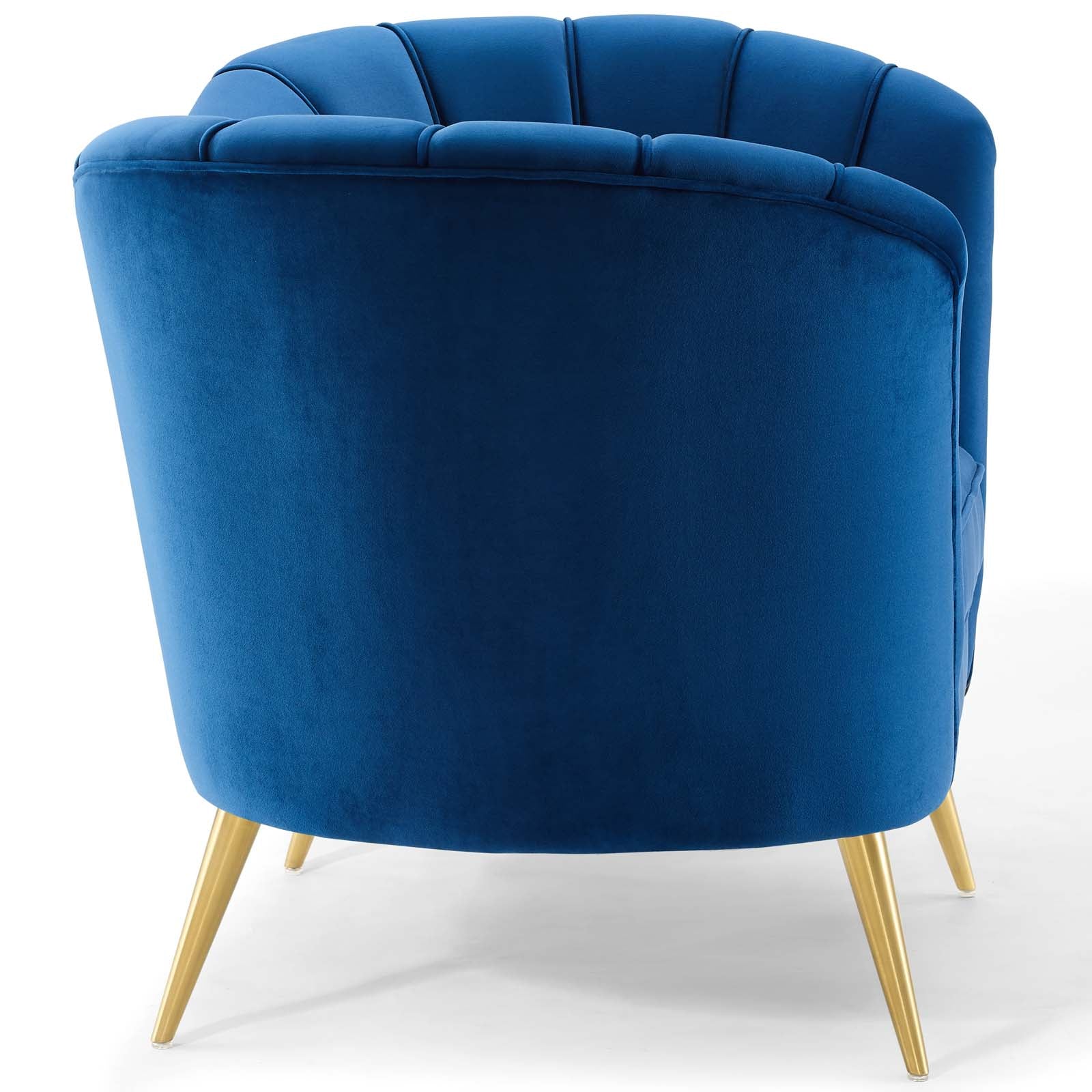 Fauteuil en velours Opportunity Performance