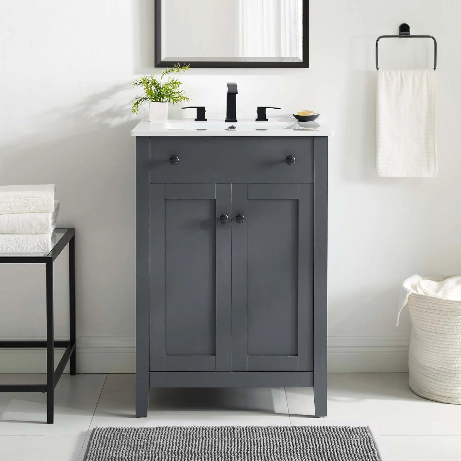 Nantucket Bathroom Cabinet Basin Not Included